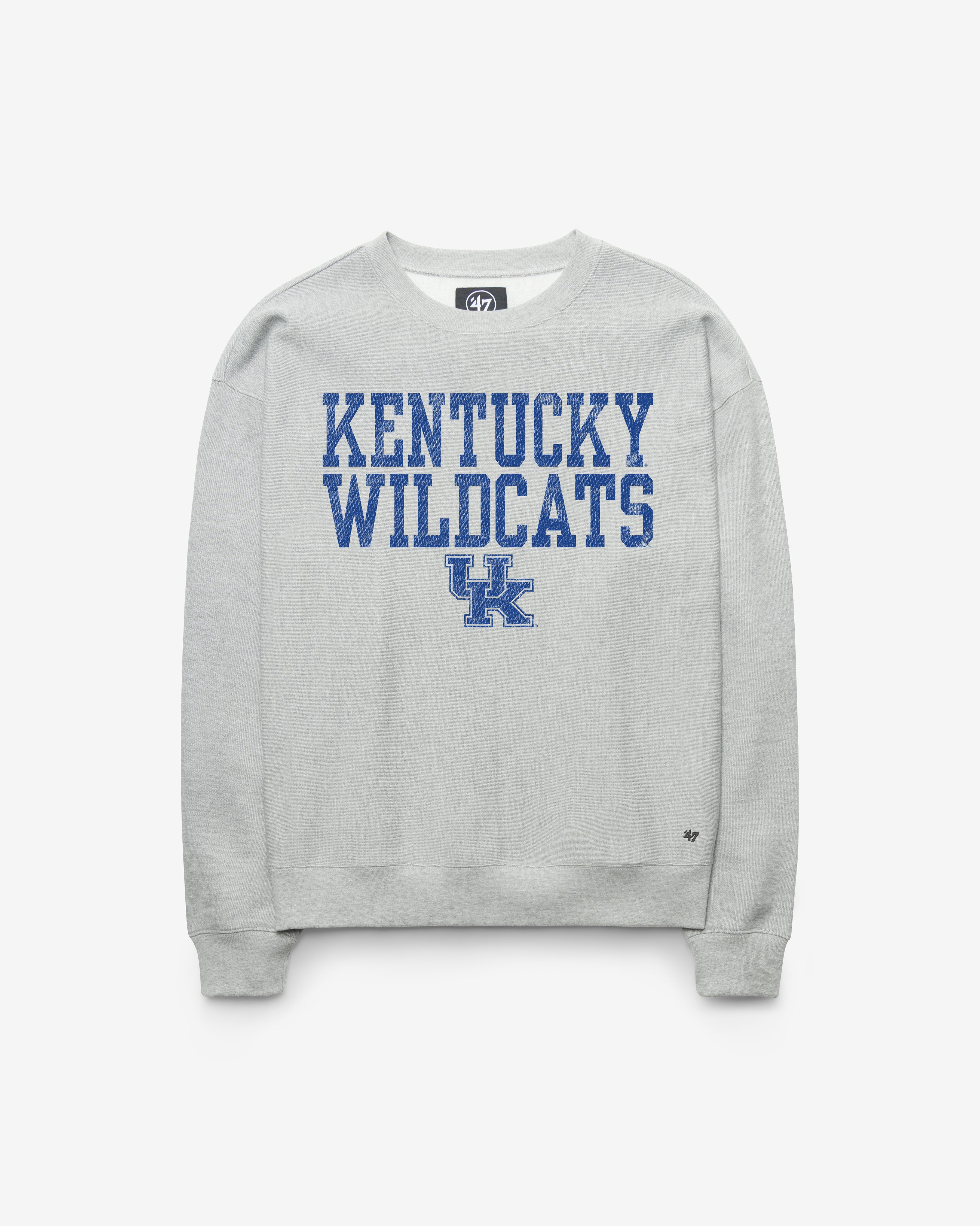 47-brand-kentucky-wildcats-campus-stack-sweatshirt-grau image 1