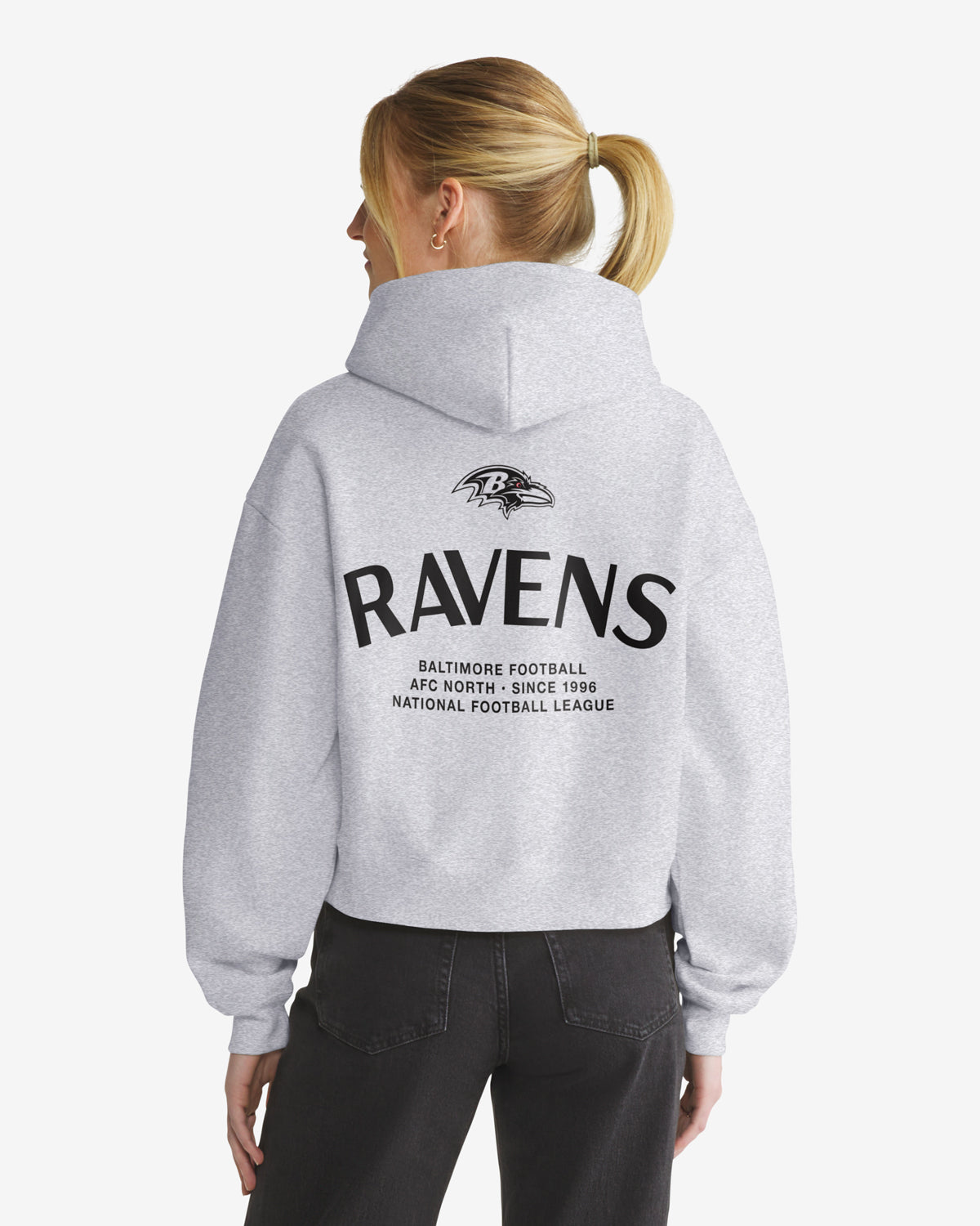 47-brand-baltimore-ravens-hadrian-foundation-hoodie-damen-grau image 2