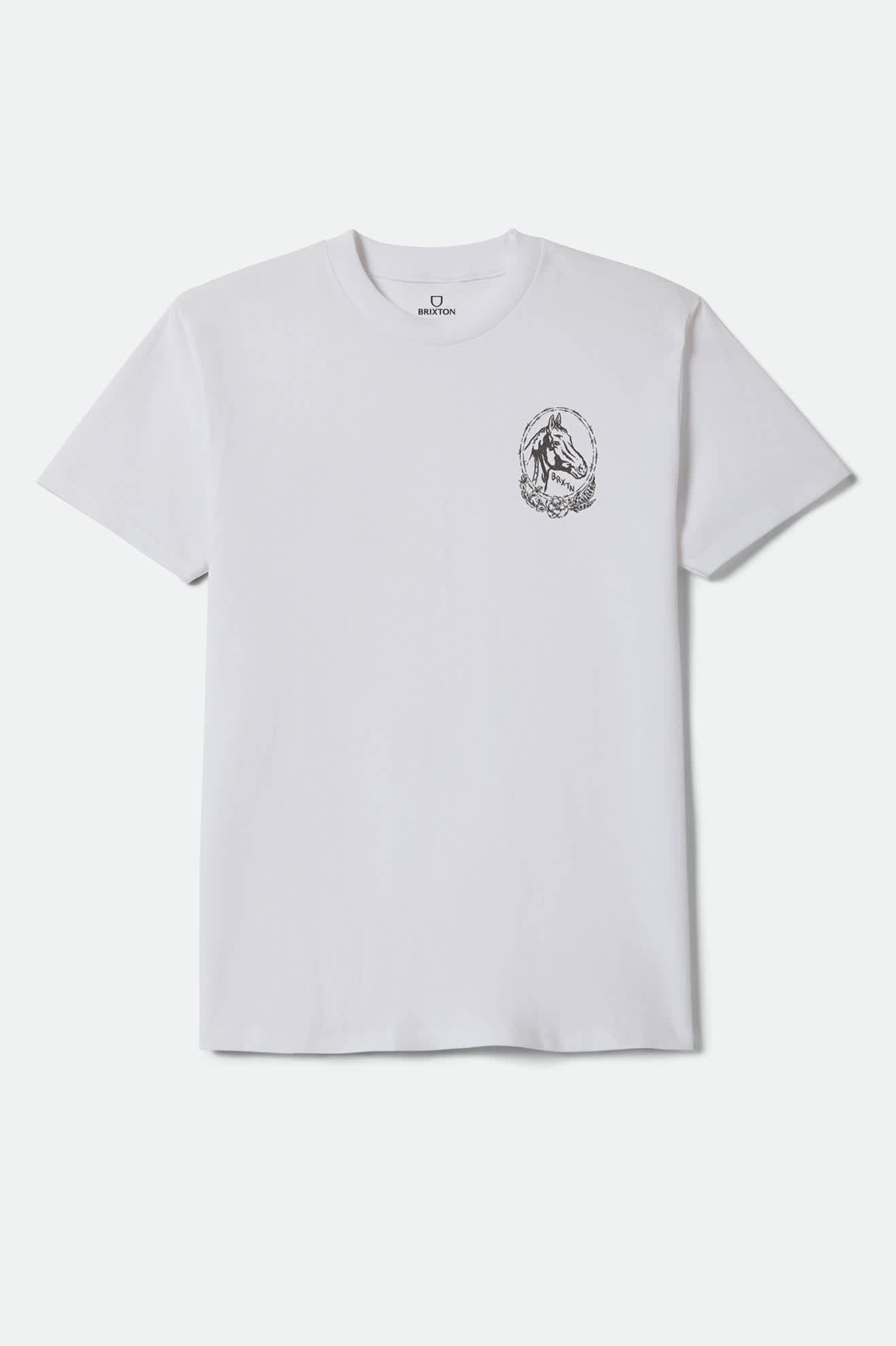 brixton-marley-standard-t-shirt-herren-wei-baumwolle image 1