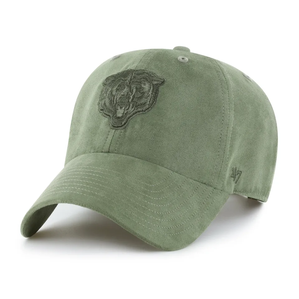 47-brand-47-clean-up-chicago-bears-ballpark-suede-cap-moss image 1