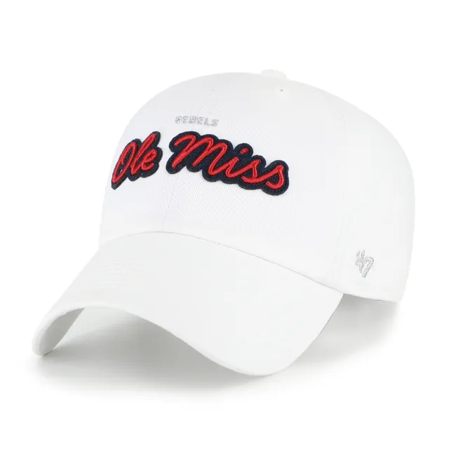 47-brand-clean-up-mississippi-rebels-trendy-script-cap-wei-strapback image 1