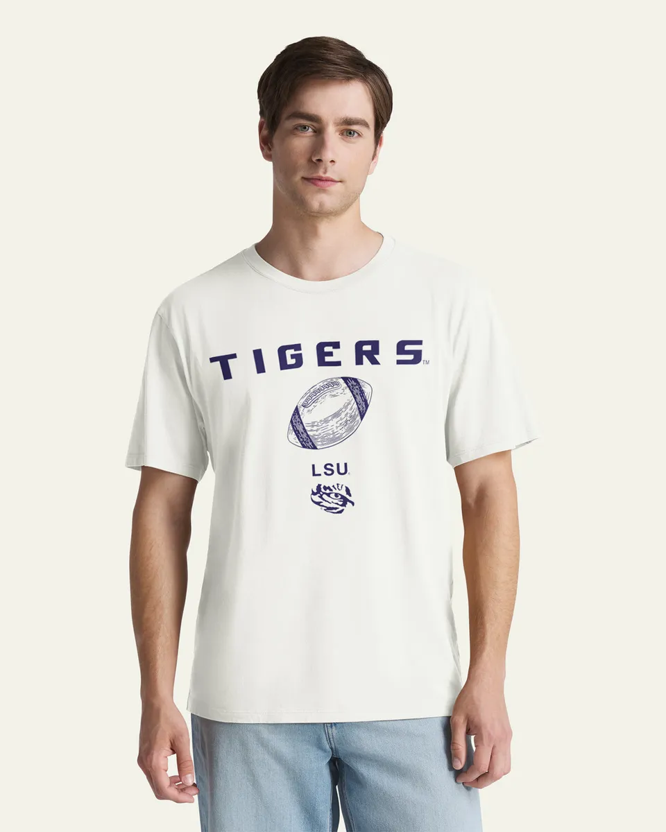 47-brand-lsu-play-block-everyday-t-shirt-herren-sandstone-baumwolle image 1