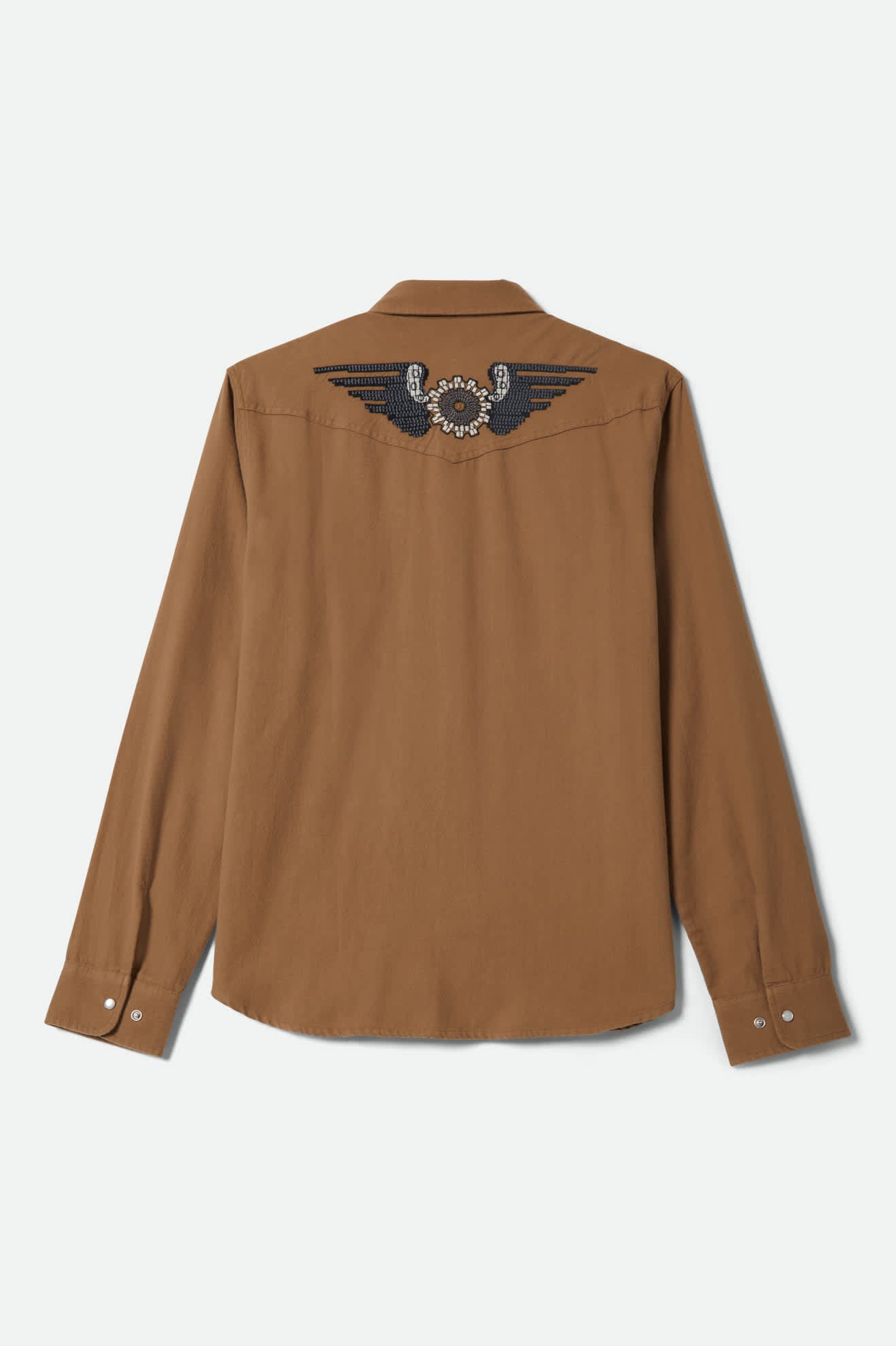 brixton-waylon-lightweight-overshirt-hemd-khaki-baumwolle image 6