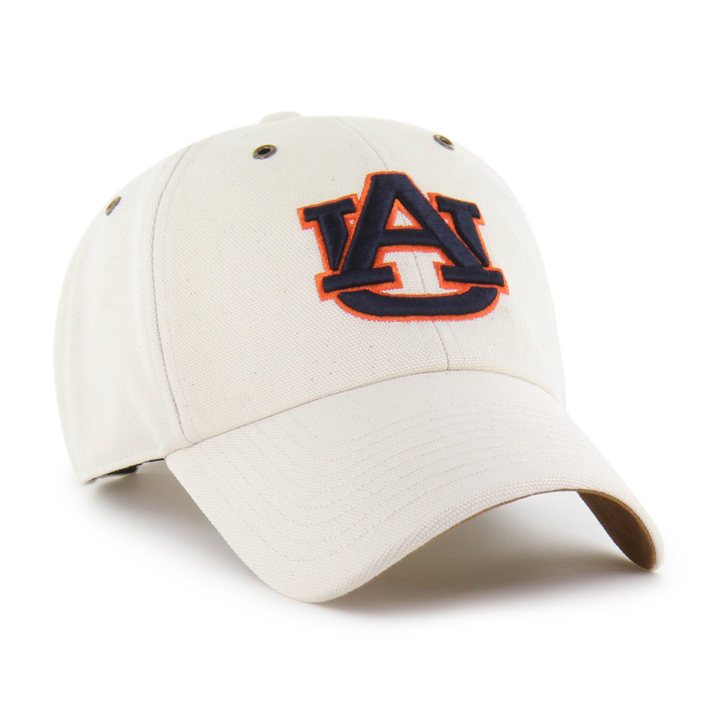 47-clean-up-auburn-tigers-carhartt-undyed-cap-natural image 4