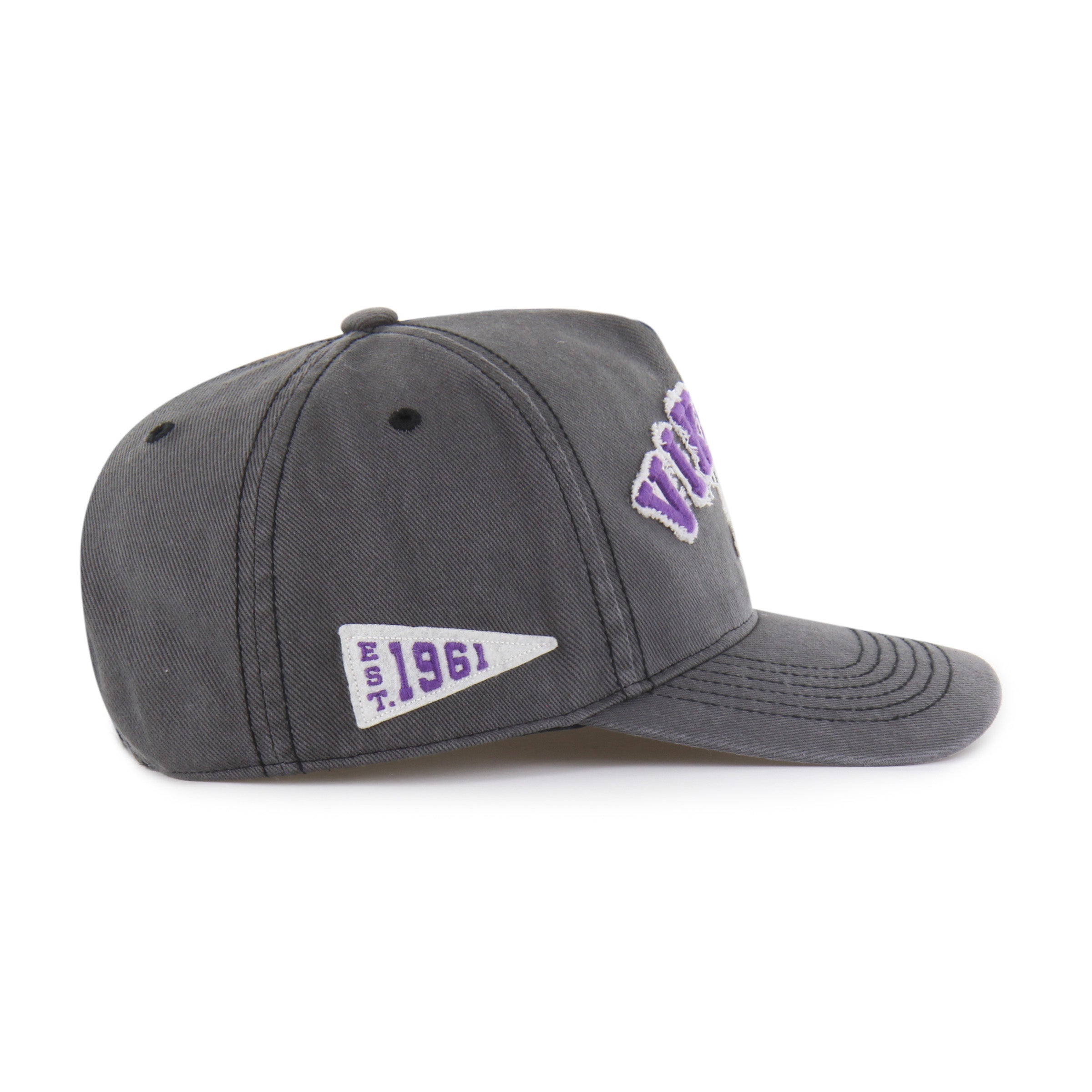 47-hitch-calderwood-snapback-cap-coal-vikings image 2