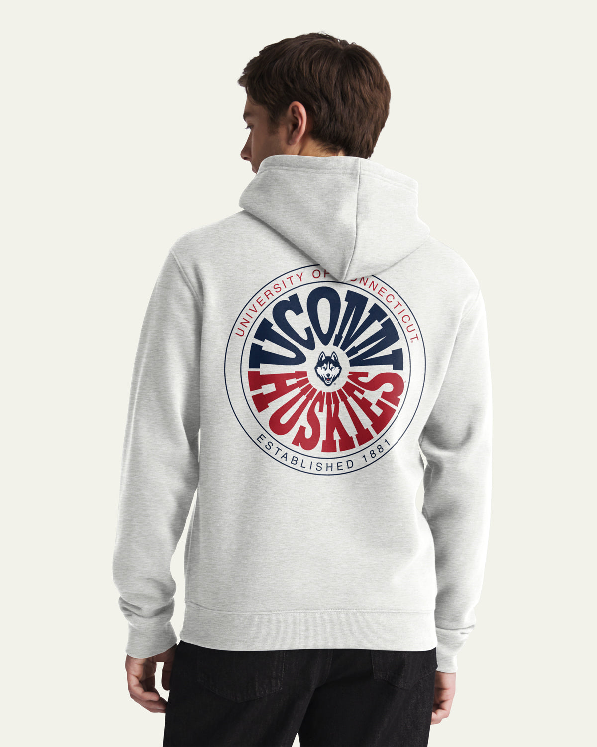 47-brand-connecticut-huskies-everyday-hoodie-grau image 1