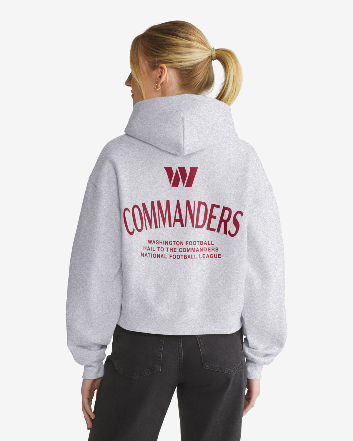 47-hadrian-washington-commanders-hoodie-damen-quartz-grey-cropped image 2