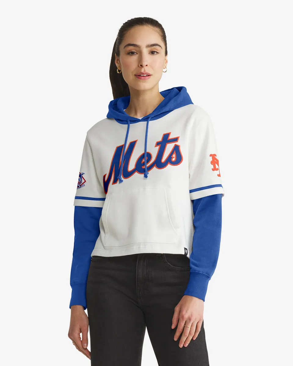 47-brand-shortstop-new-york-mets-hoodie-damen-white-wash image 1