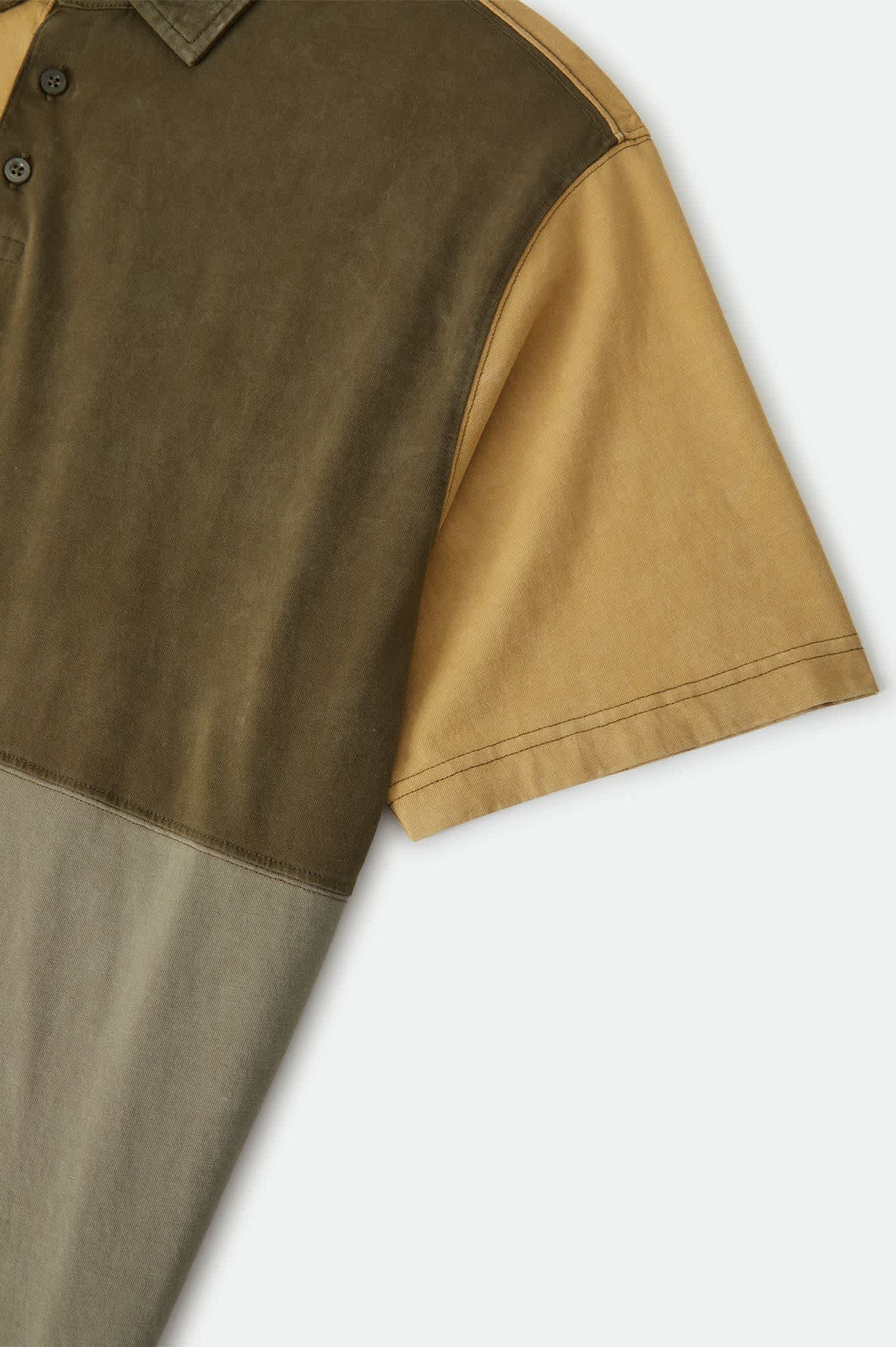 brixton-deco-relaxed-polo-poloshirt-tonal-color-block-baumwolle image 8