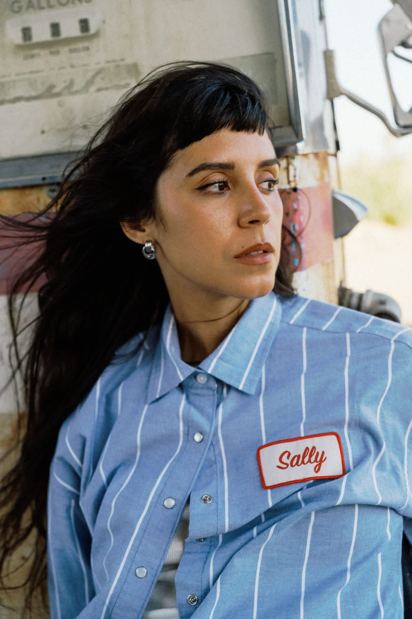brixton-ford-mustang-sally-hemd-blue-chambray-stripe-westernbluse image 5