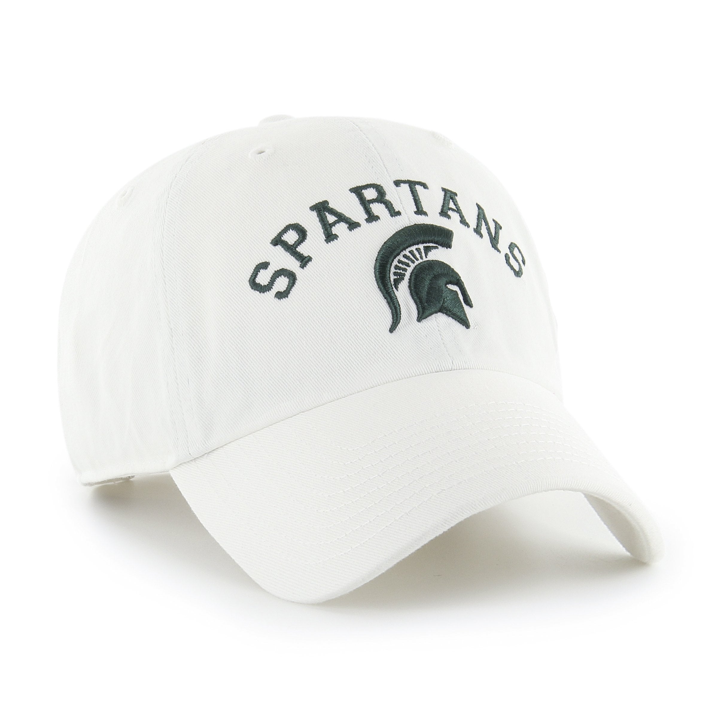 47-brand-clean-up-michigan-state-spartans-cap-white-osf image 3