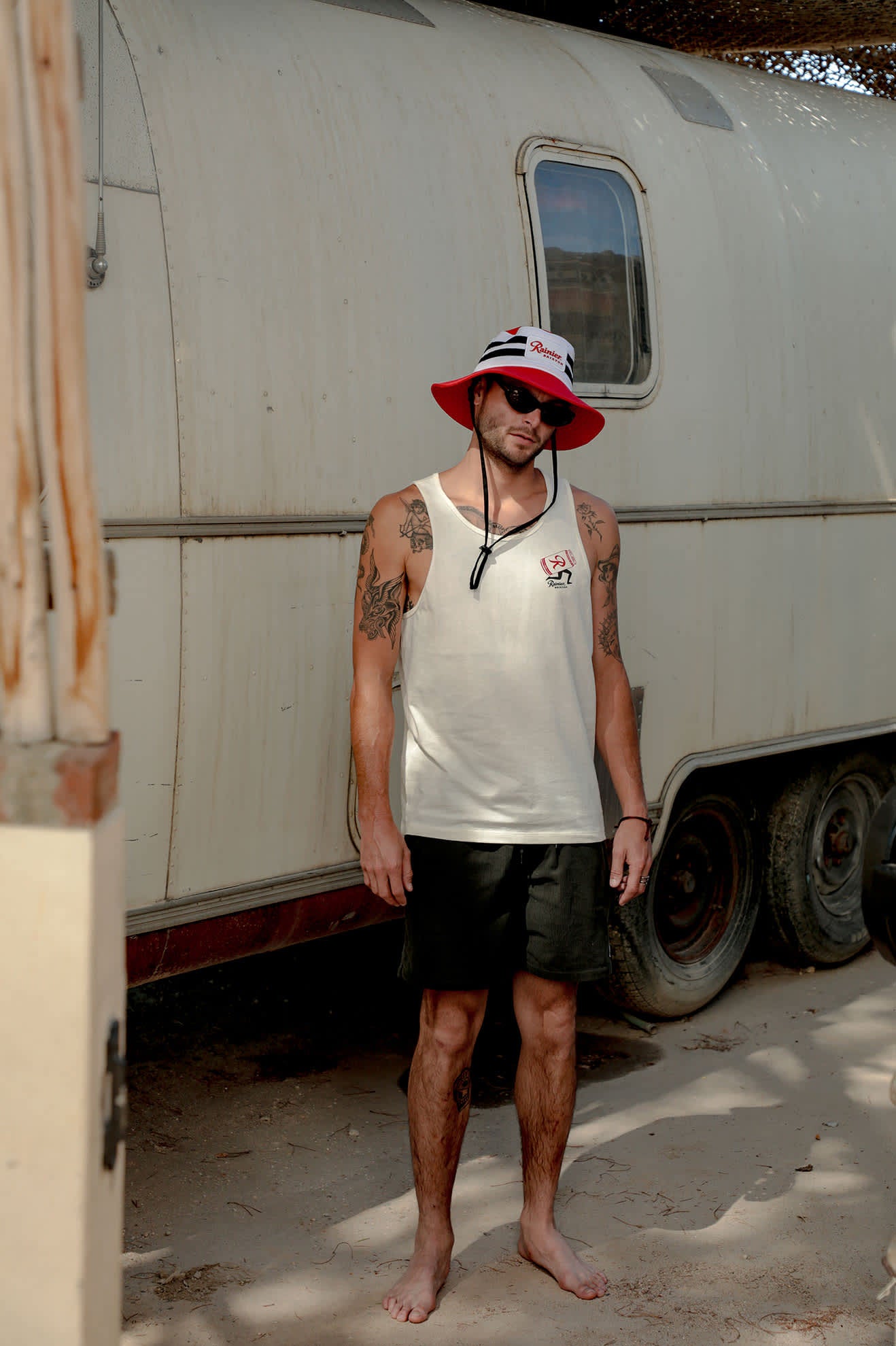 brixton-rainier-beer-run-tank-natural-baumwolle-print image 6