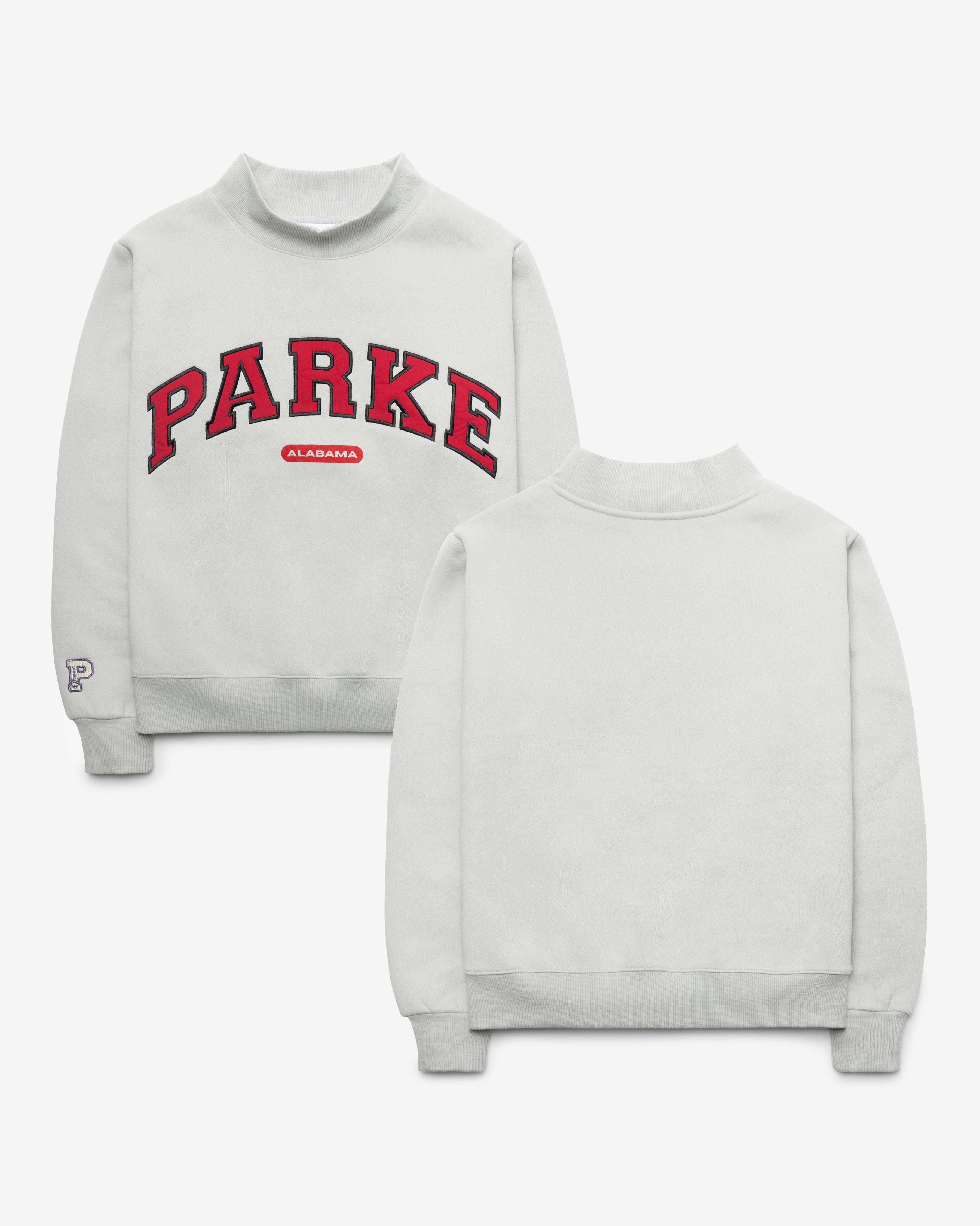 47-headline-crew-alabama-varsity-mockneck-sweatshirt-relay-grey image 1