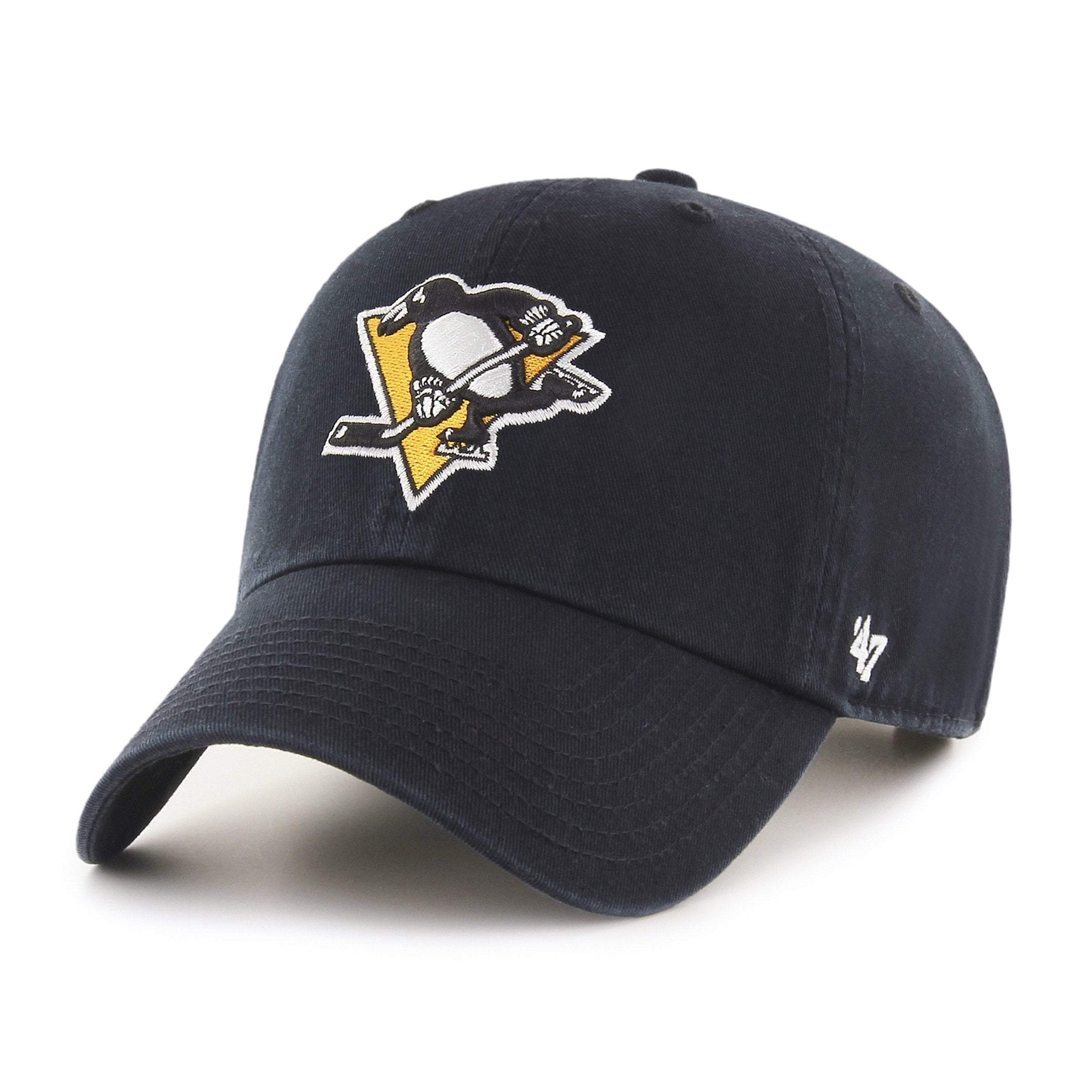 47-clean-up-pittsburgh-penguins-basecap-schwarz-osf-strapback image 1