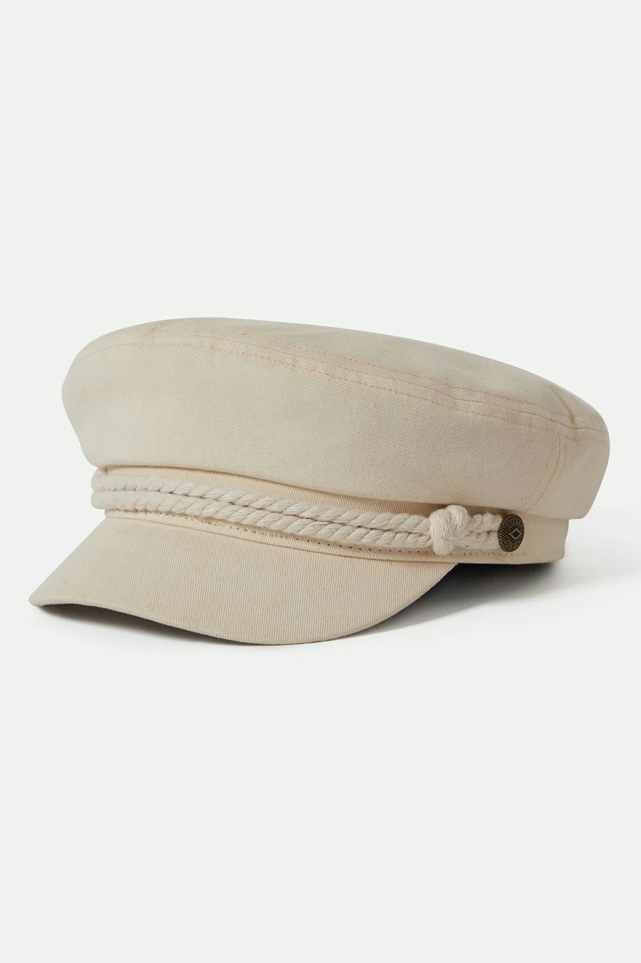 brixton-fiddler-fisherman-cap-egret-white-dockercap image 1