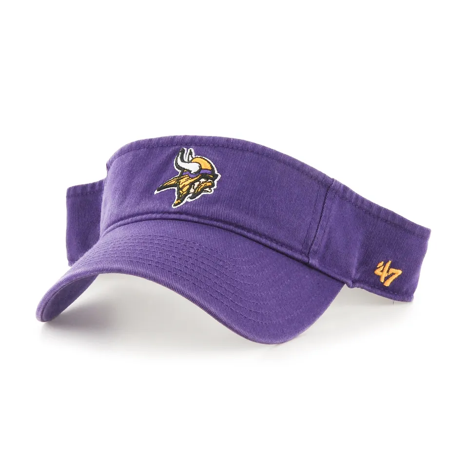47-brand-clean-up-minnesota-vikings-visor-lila-klett image 1