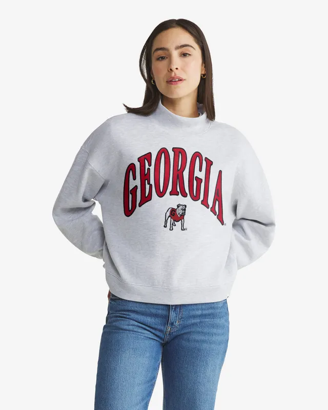 47-headline-crew-vantage-georgia-bulldogs-sweatshirt-grau image 1