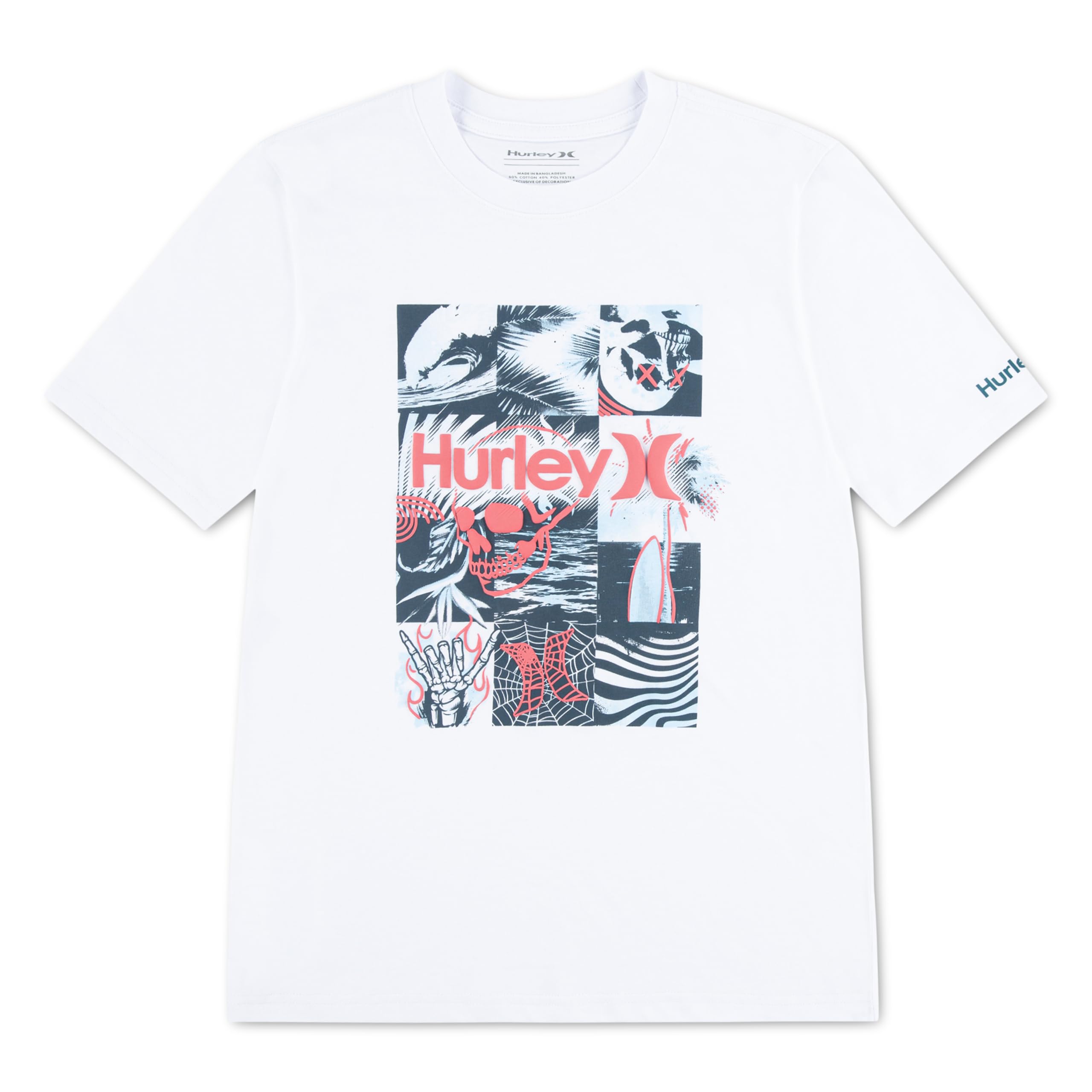 hurley-89075-grafik-t-shirt-f-r-jungen-8-10-jahre-kurzarm image 1