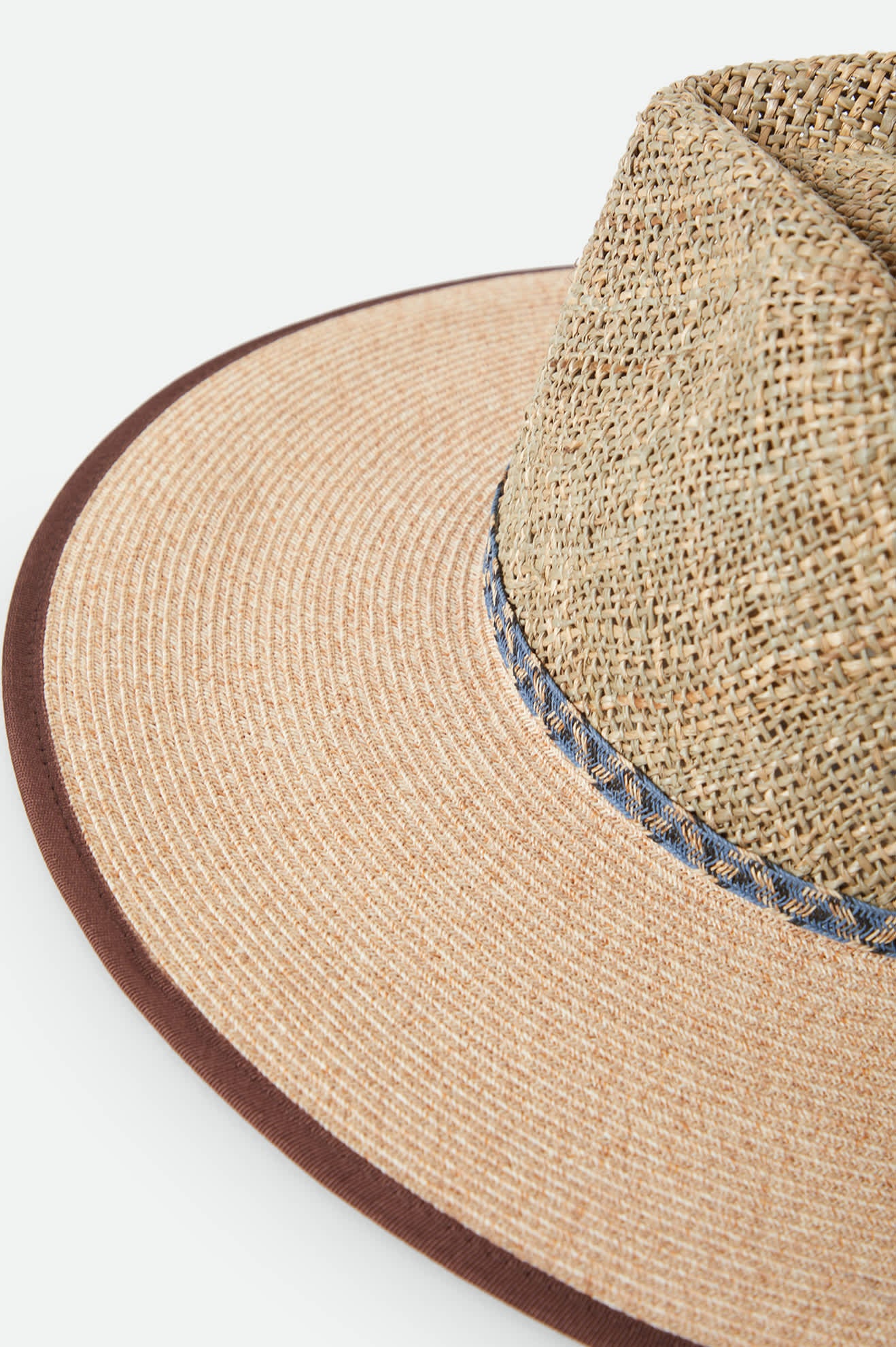 brixton-nova-seagrass-strohhut-natural-black-seegras image 8