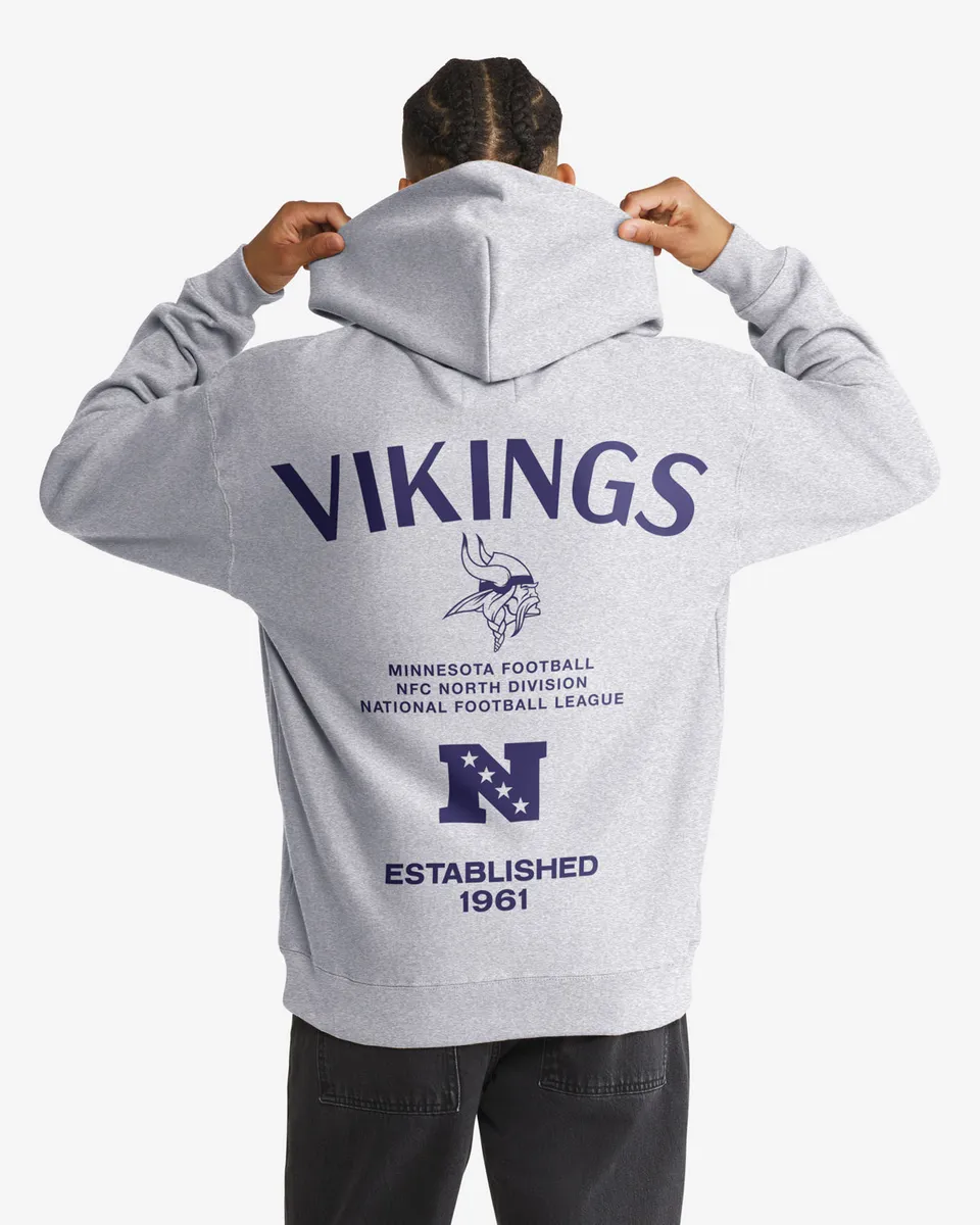 47-foundation-minnesota-vikings-hoodie-grau-heavyweight image 1