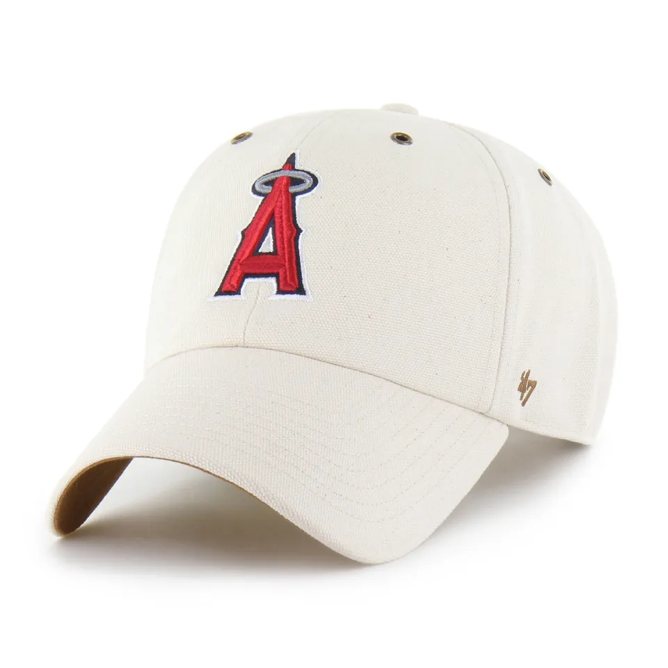 47-brand-47-clean-up-los-angeles-angels-cap-natural-strapback image 1