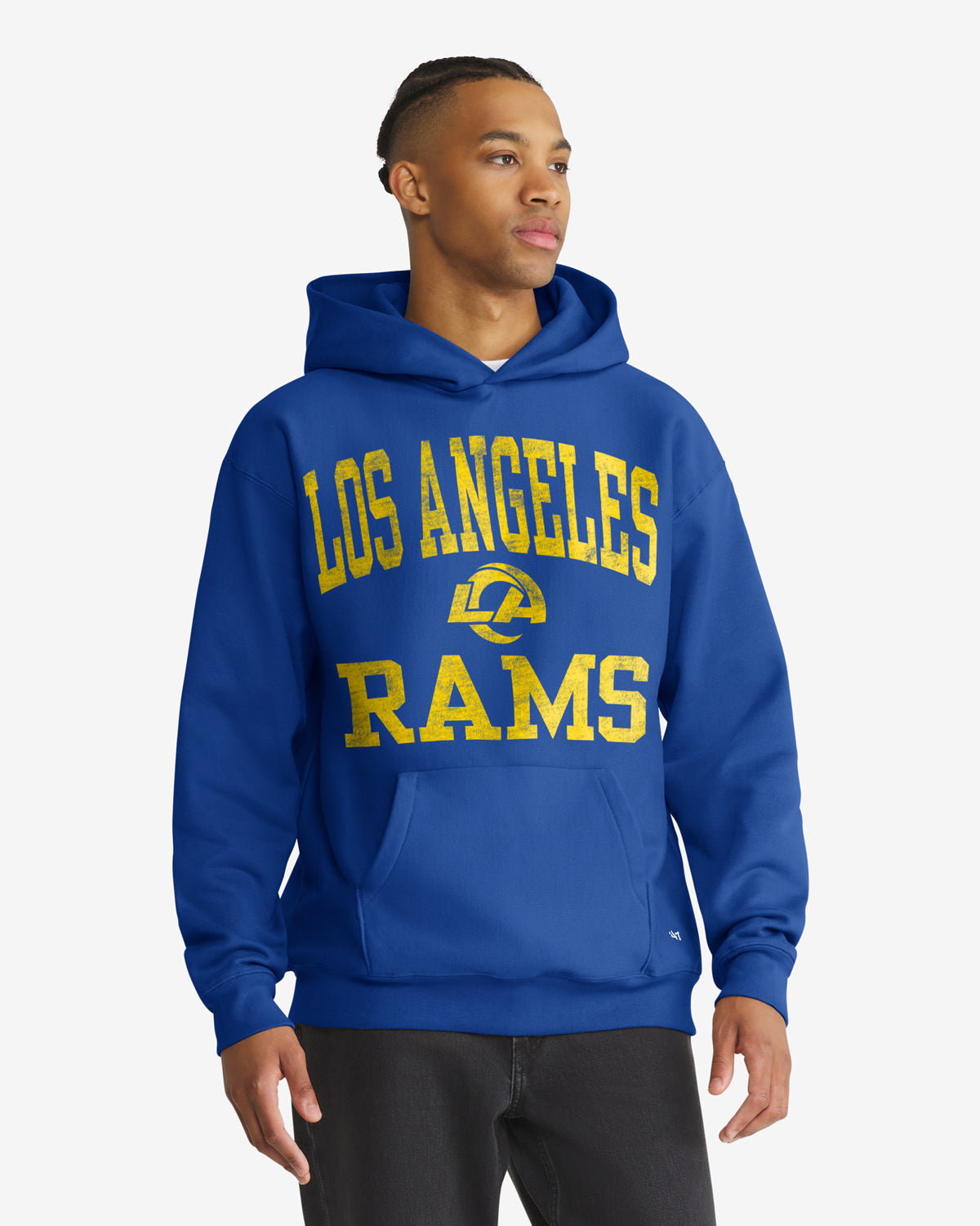 47-los-angeles-rams-hoodie-royal-herren image 1