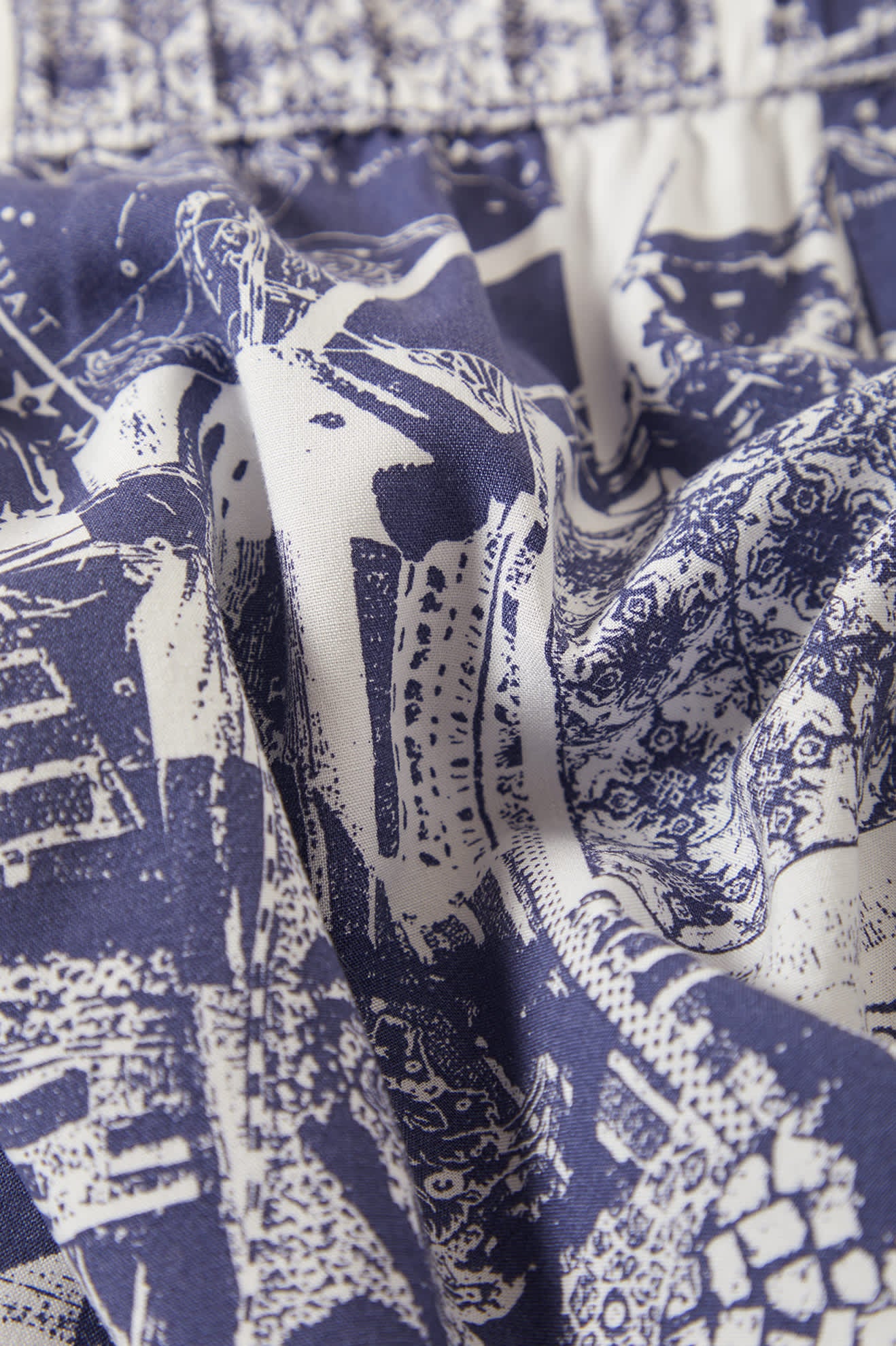 brixton-post-playa-e-waist-short-navy-white-collage-print image 8