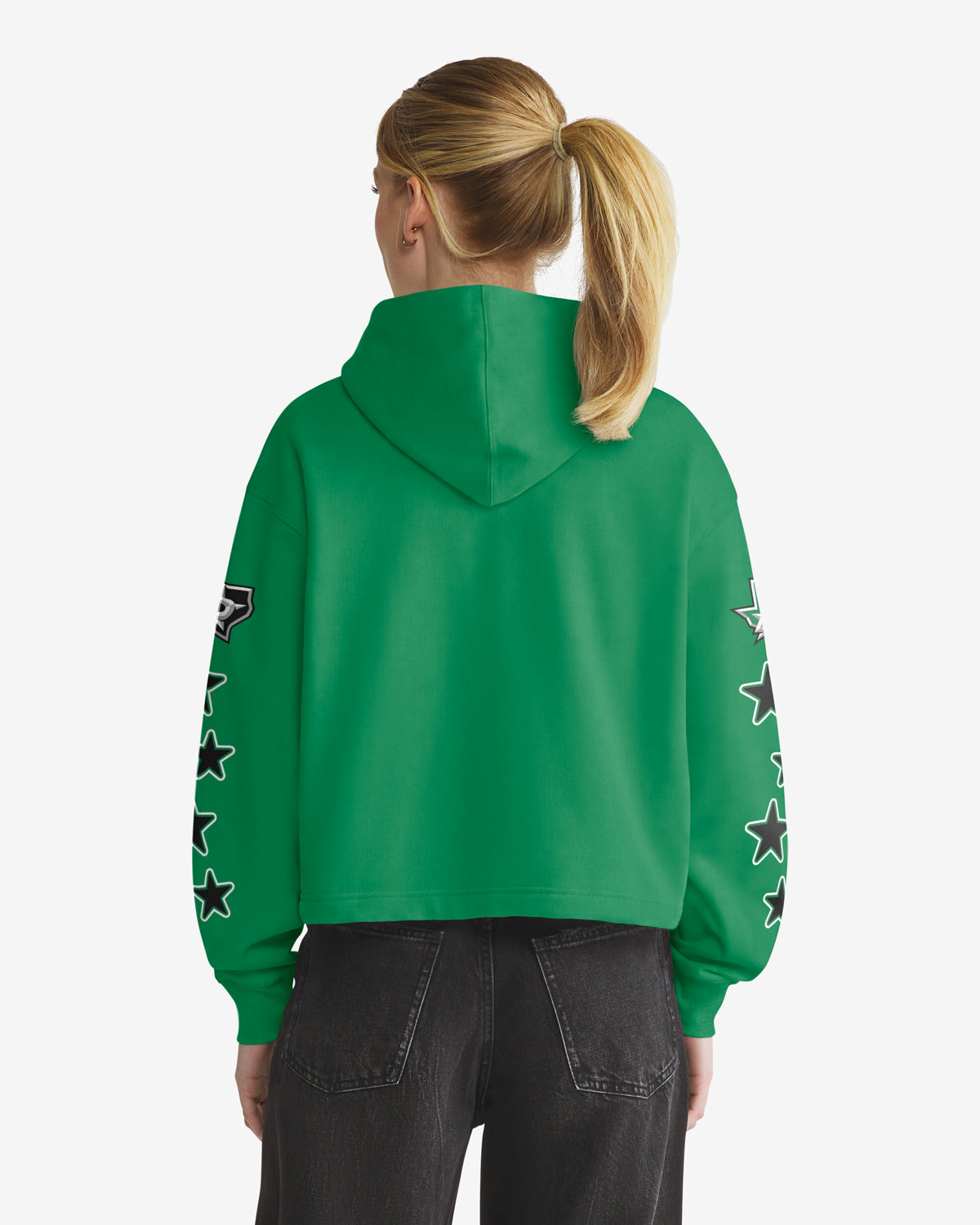47-venice-dallas-stars-hoodie-kelly-gr-n-damen-cropped image 2