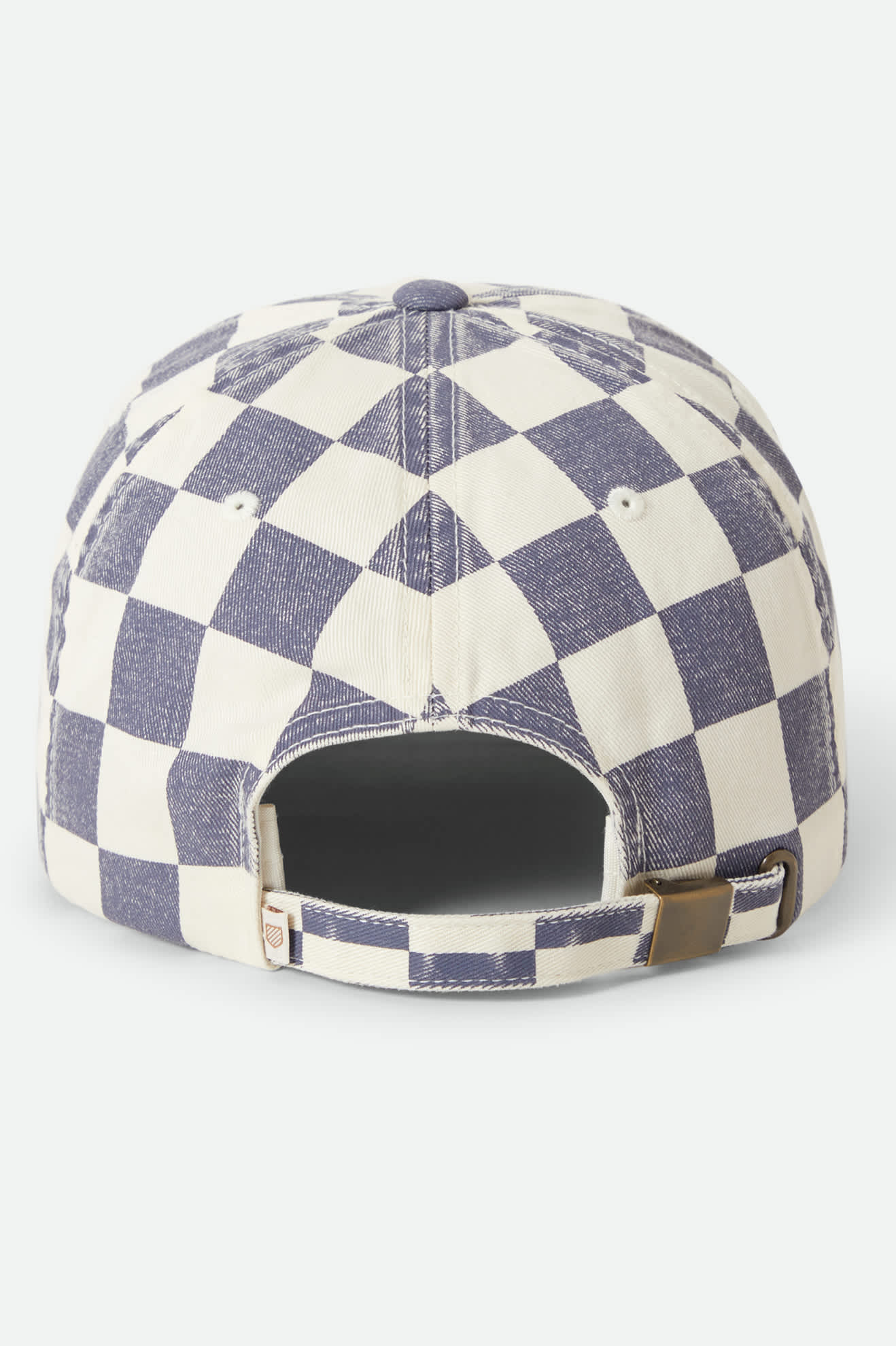 brixton-out-for-a-good-time-cap-navy-gingham-5-panel image 2