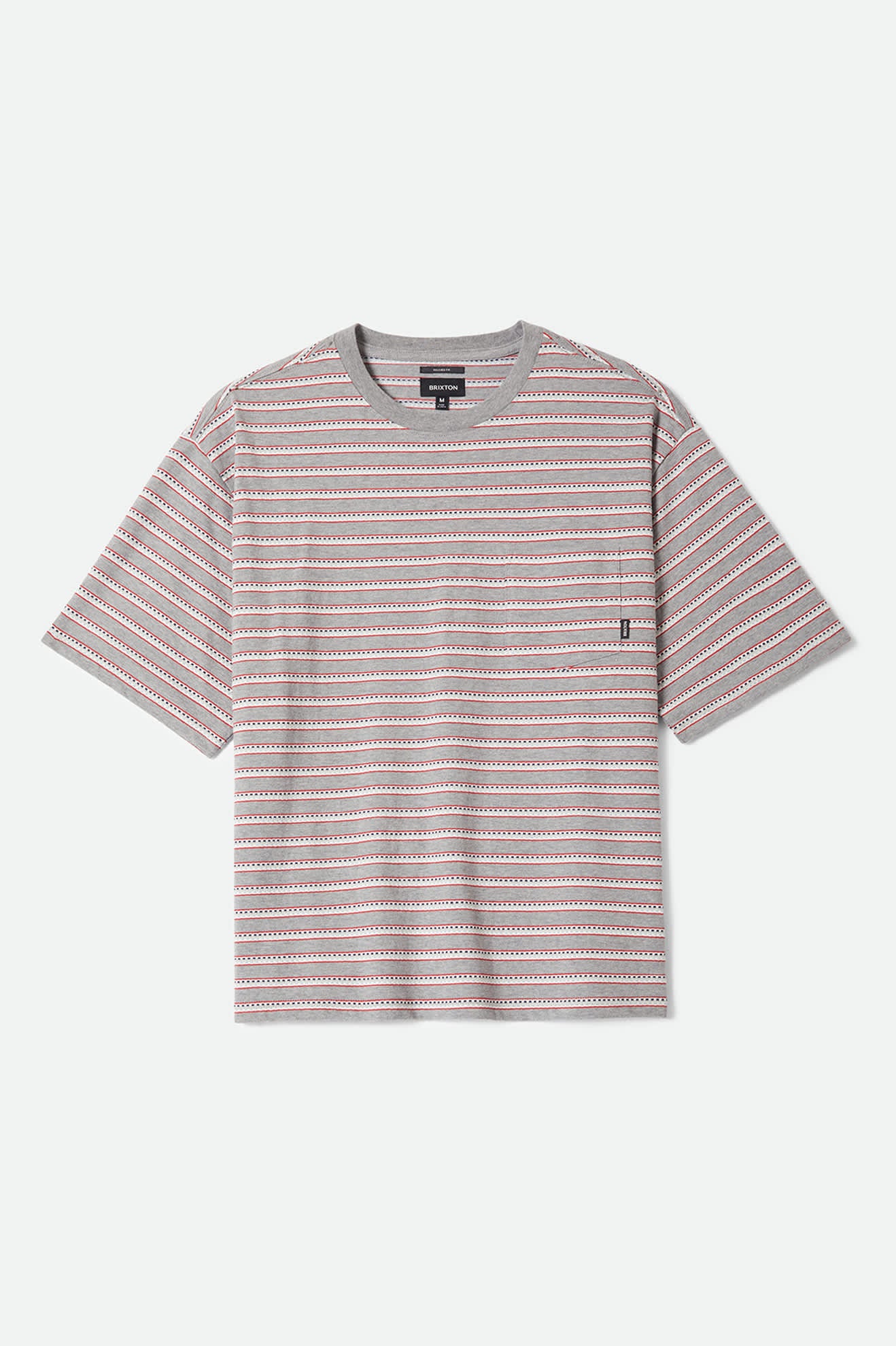brixton-poolside-pique-box-crop-t-shirt-heather-grey image 1