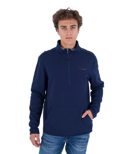 hurley-o-o-track-fleece-sweatshirt-schwarz-gr-m image 4
