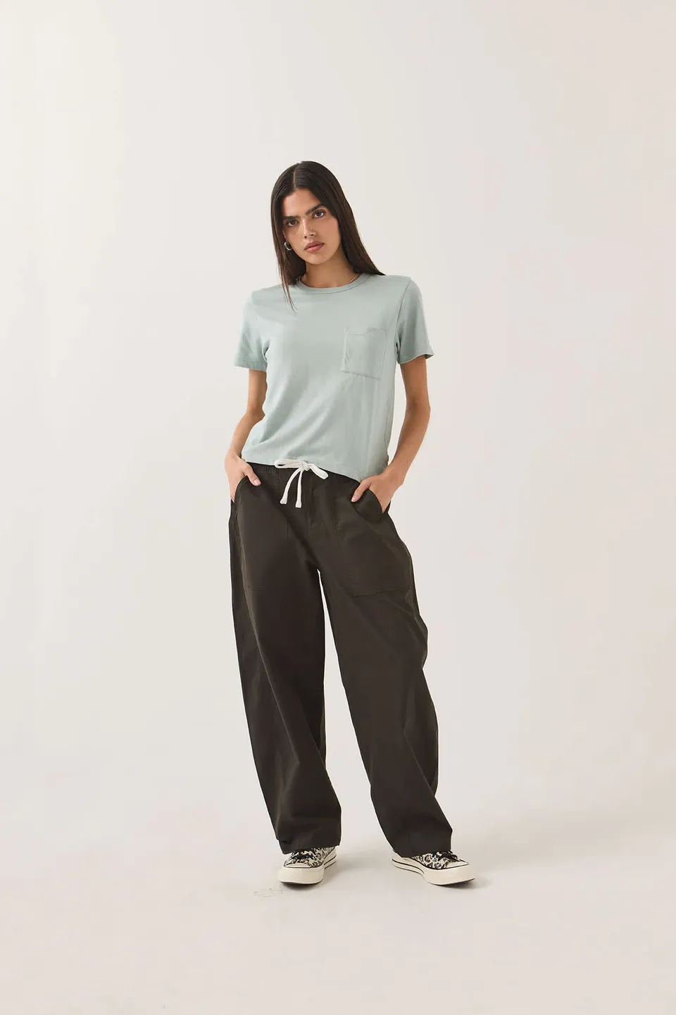 brixton-utility-barrel-pant-washed-black-twill image 1