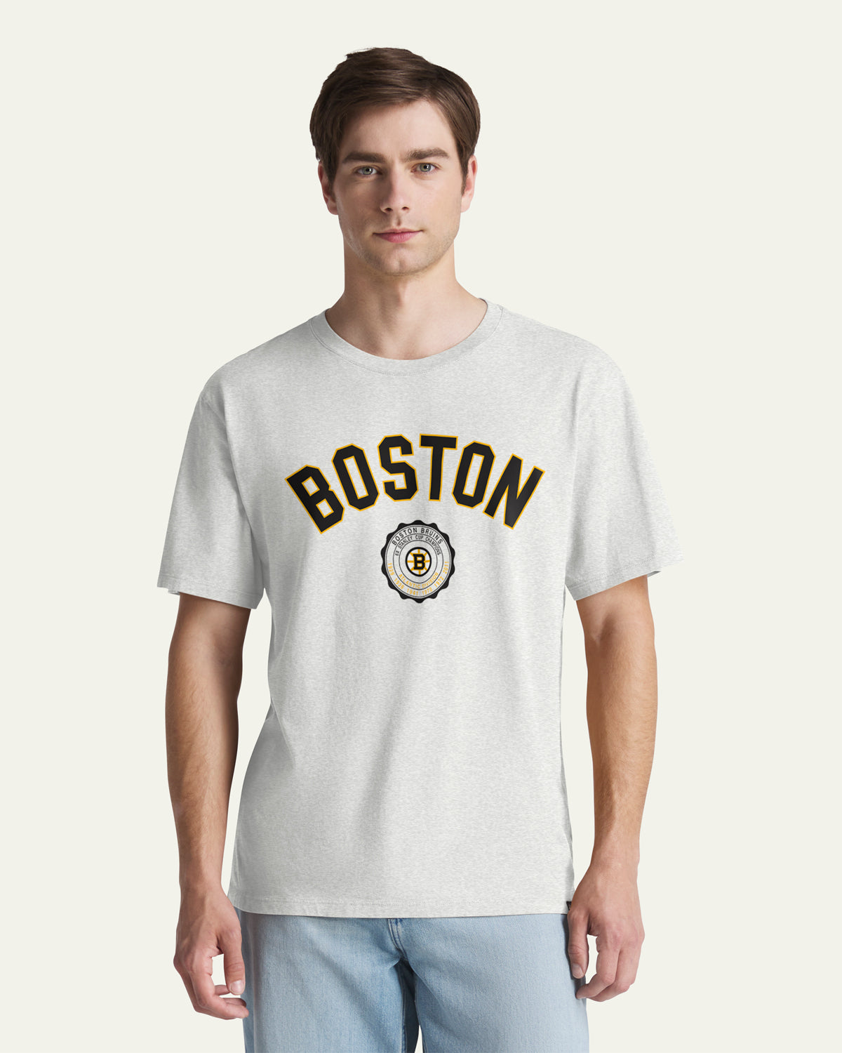 47-foundation-tee-boston-bruins-herren-t-shirt-grau-baumwolle image 1