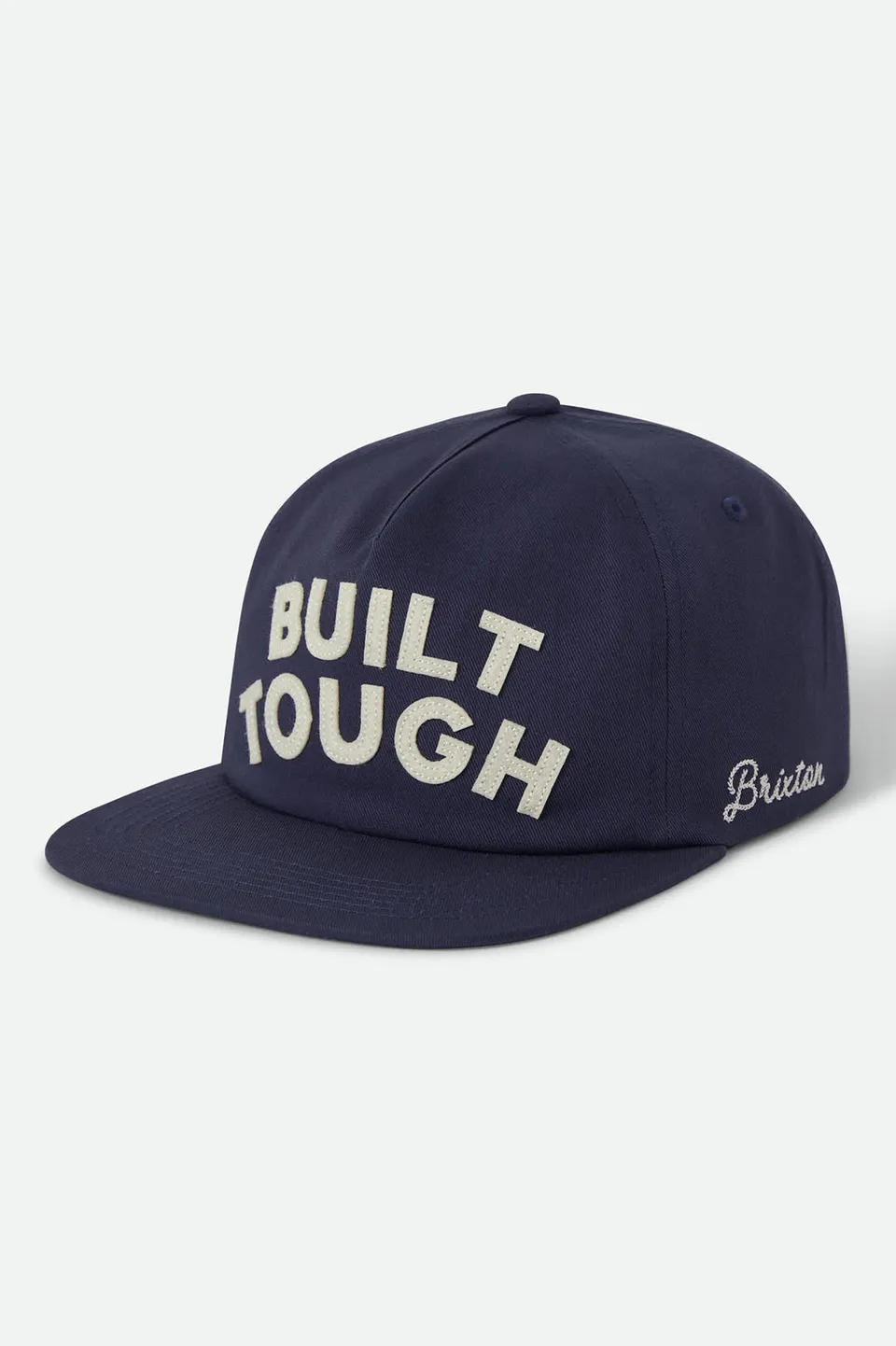 brixton-ford-built-tough-snapback-cap-navy-baumwolle image 1