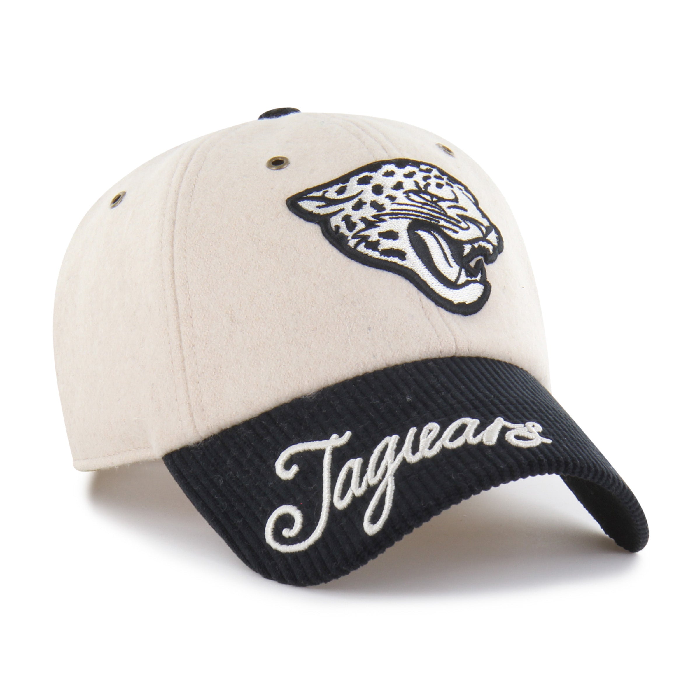 47-clean-up-jacksonville-jaguars-rope-script-cap-natural-damen image 1