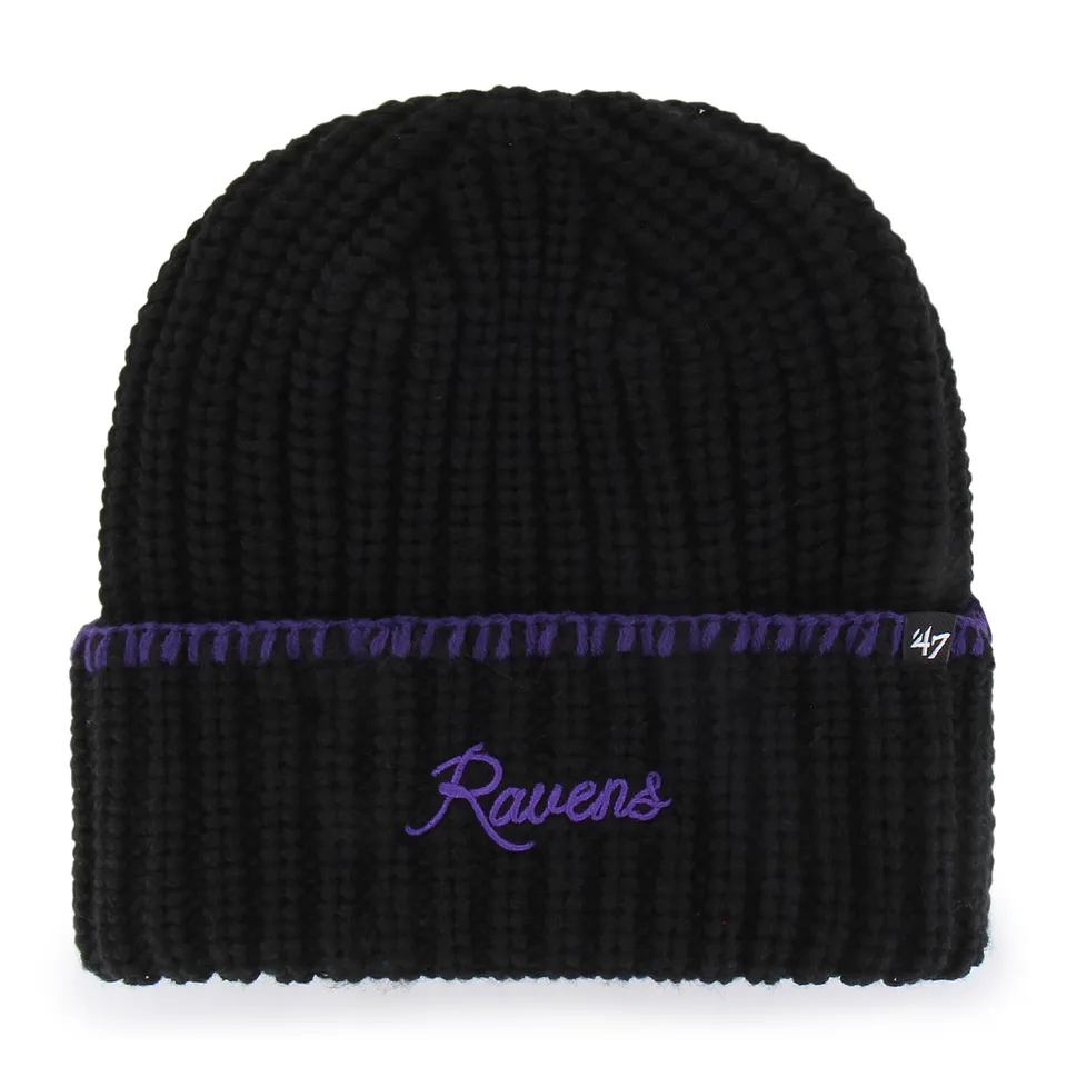 47-brand-knits-baltimore-ravens-beanie-schwarz image 1