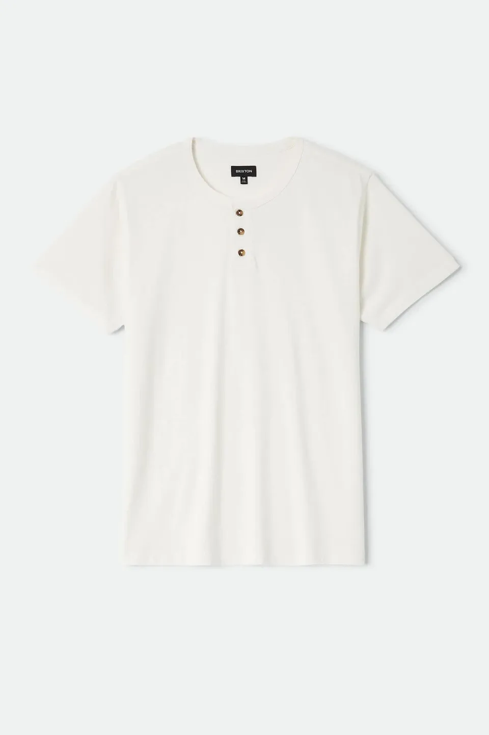 brixton-baseline-henley-t-shirt-off-white-vintage-wash-baumwolle image 1