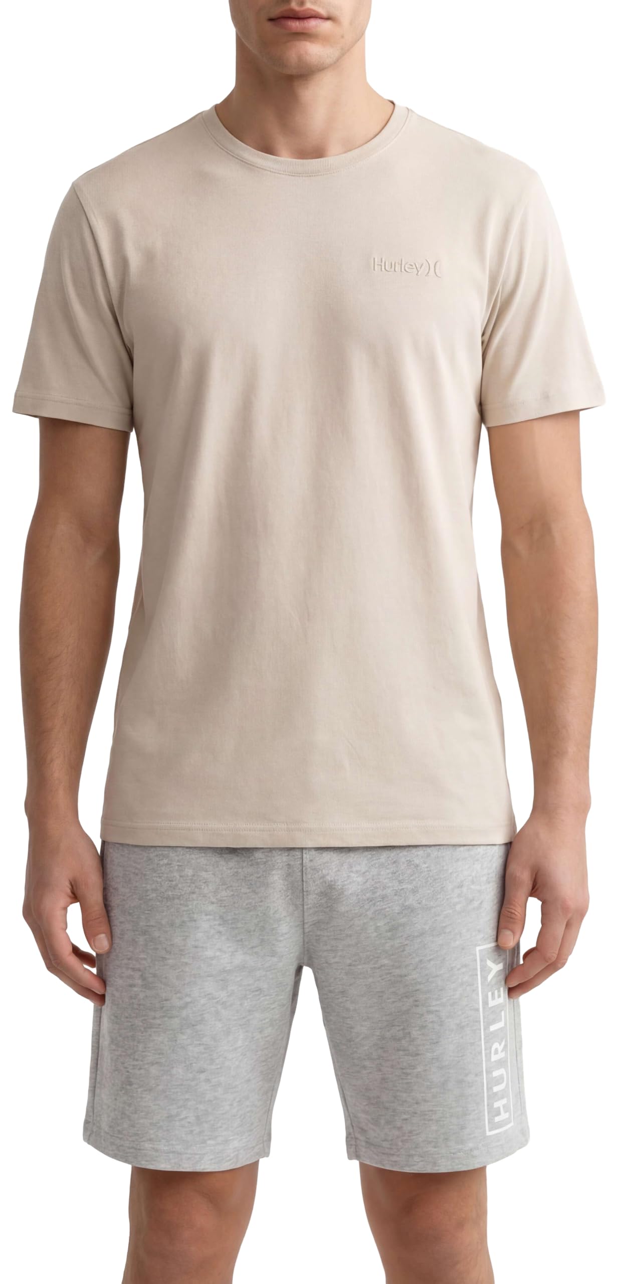hurley-amped-tee-herren-t-shirt-grau-navy-gr-s image 6
