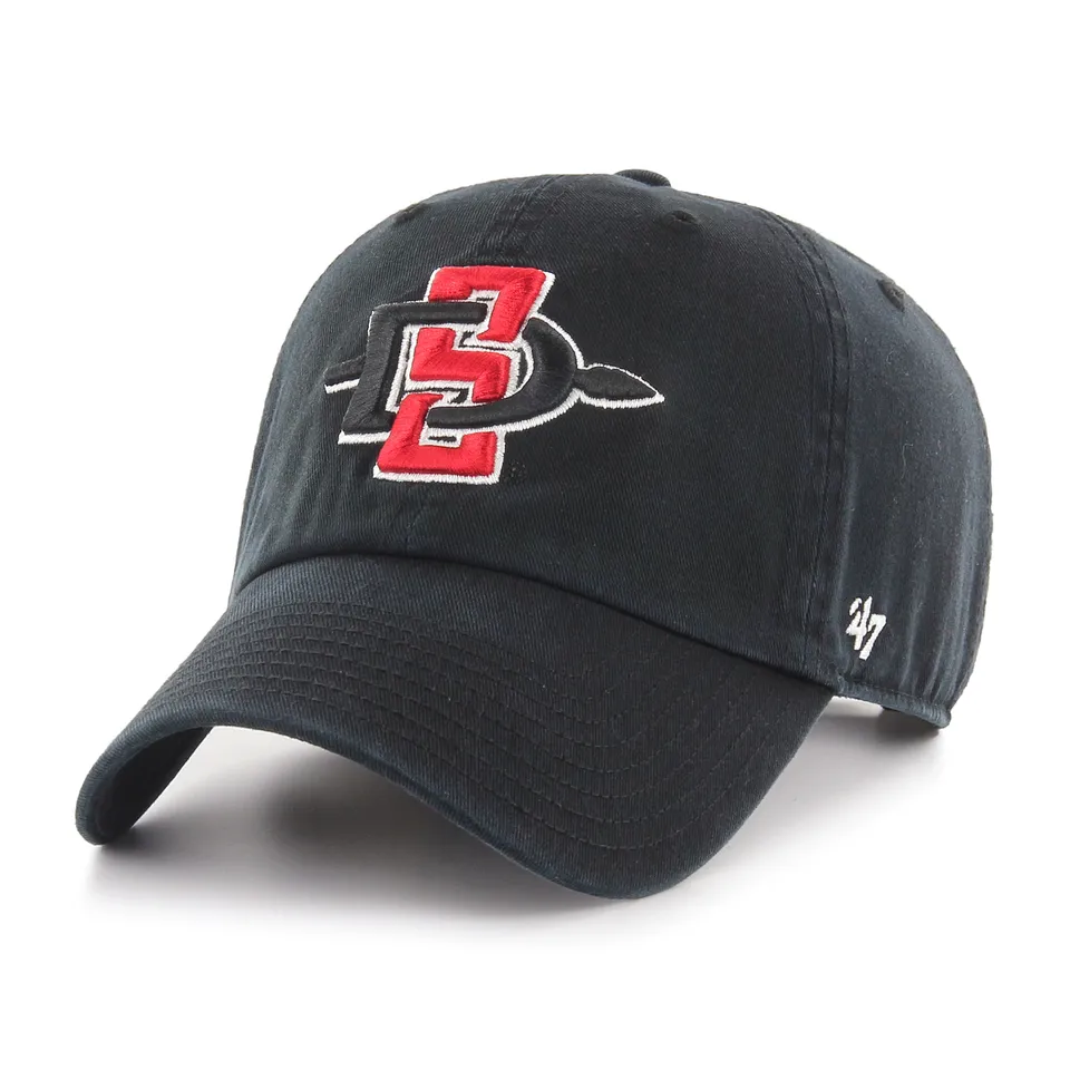 47-brand-san-diego-state-aztecs-clean-up-baseballkappe-black image 1