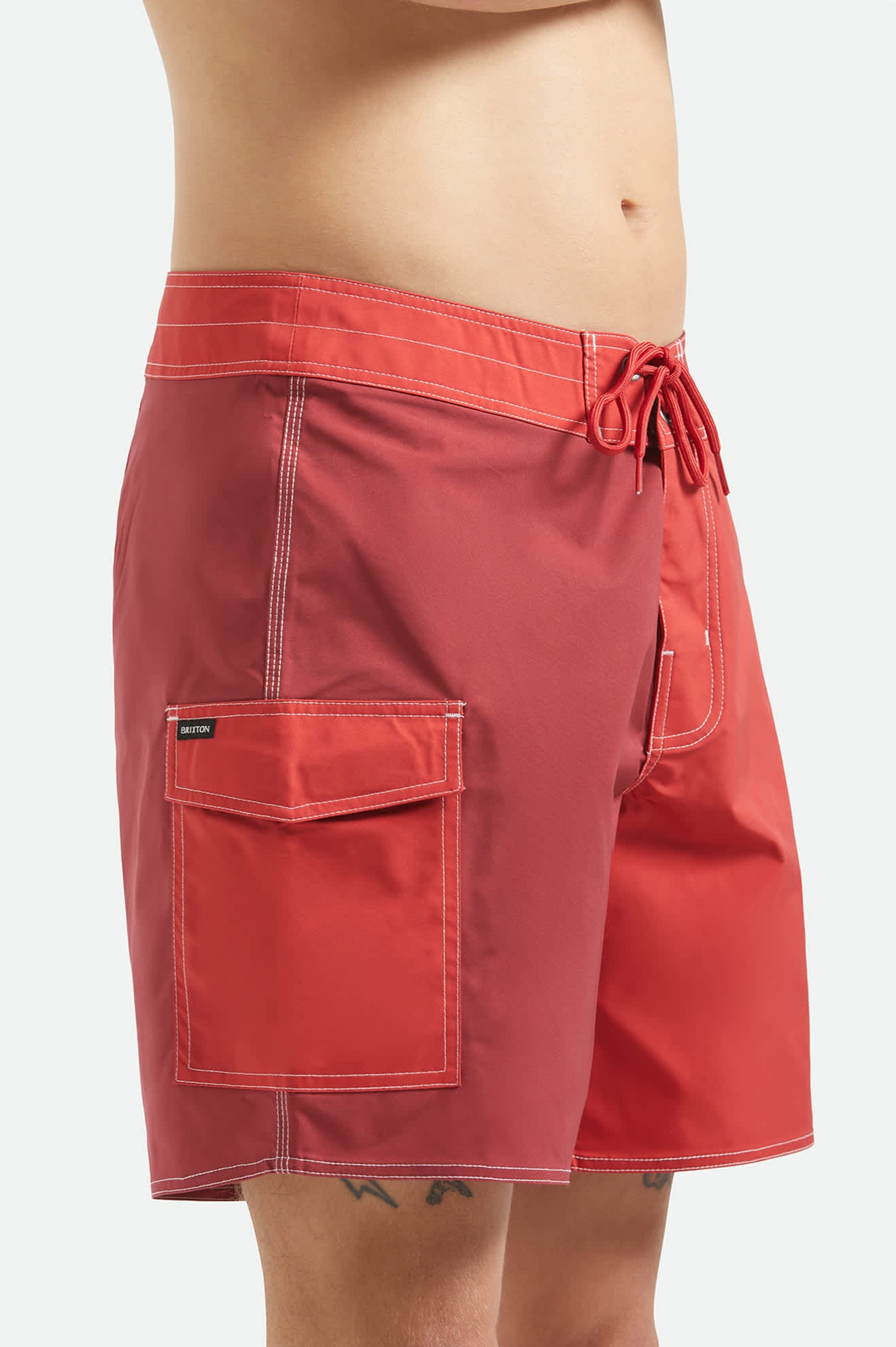 brixton-classic-trunk-17-boardshorts-adrenaline-rush-robust-red image 6