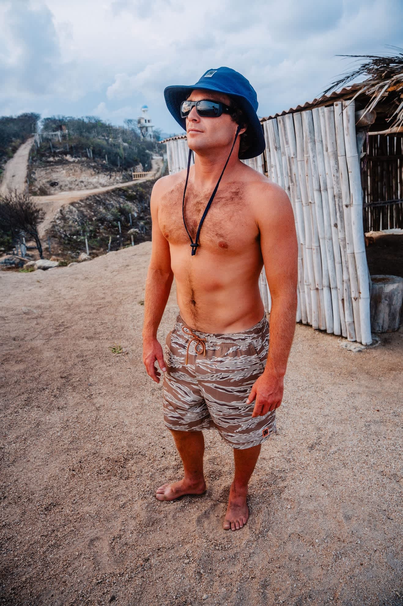 brixton-journey-active-short-shorts-desert-tiger-camo image 7