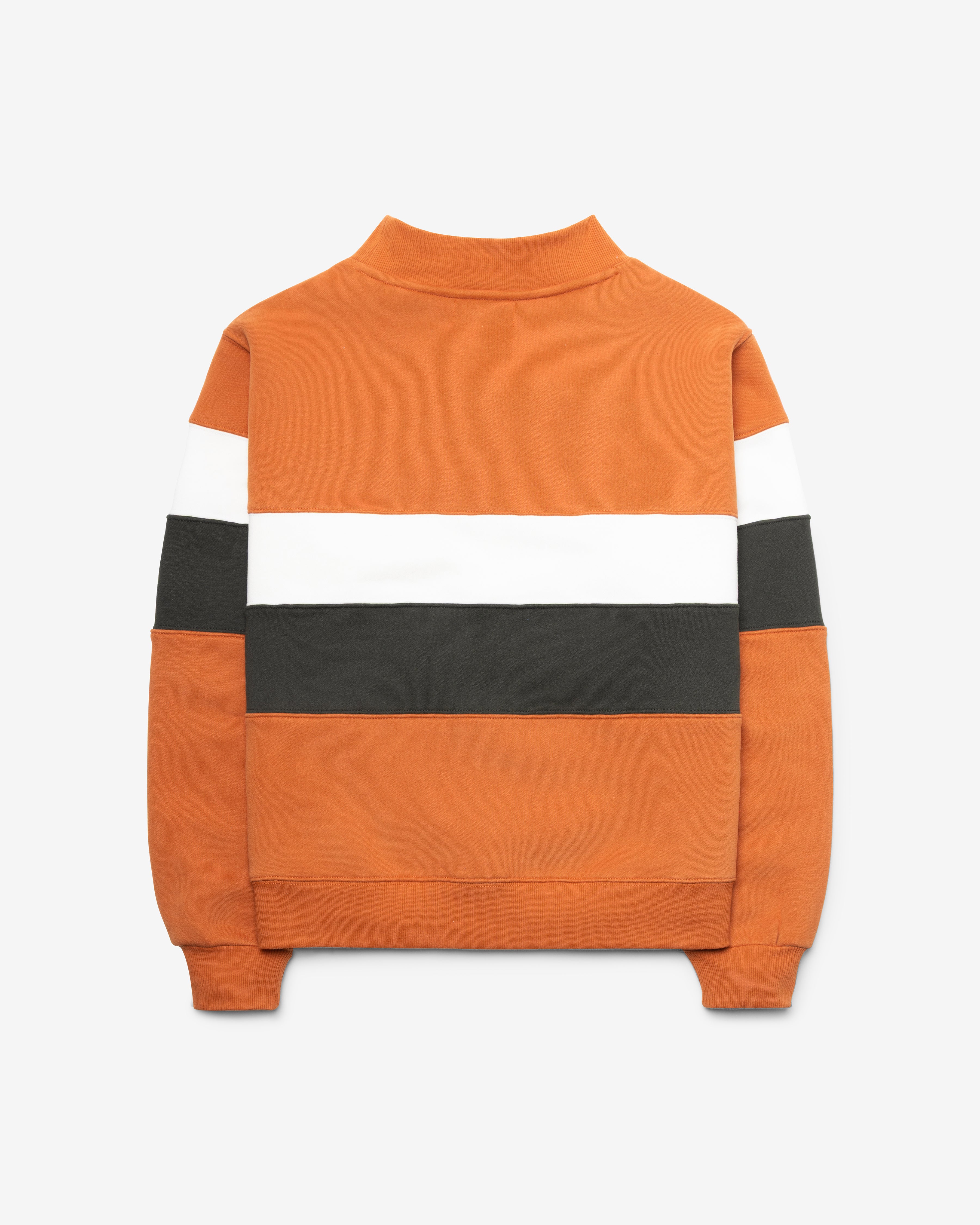 47-brand-headline-crew-texas-mockneck-sweatshirt-orange image 3