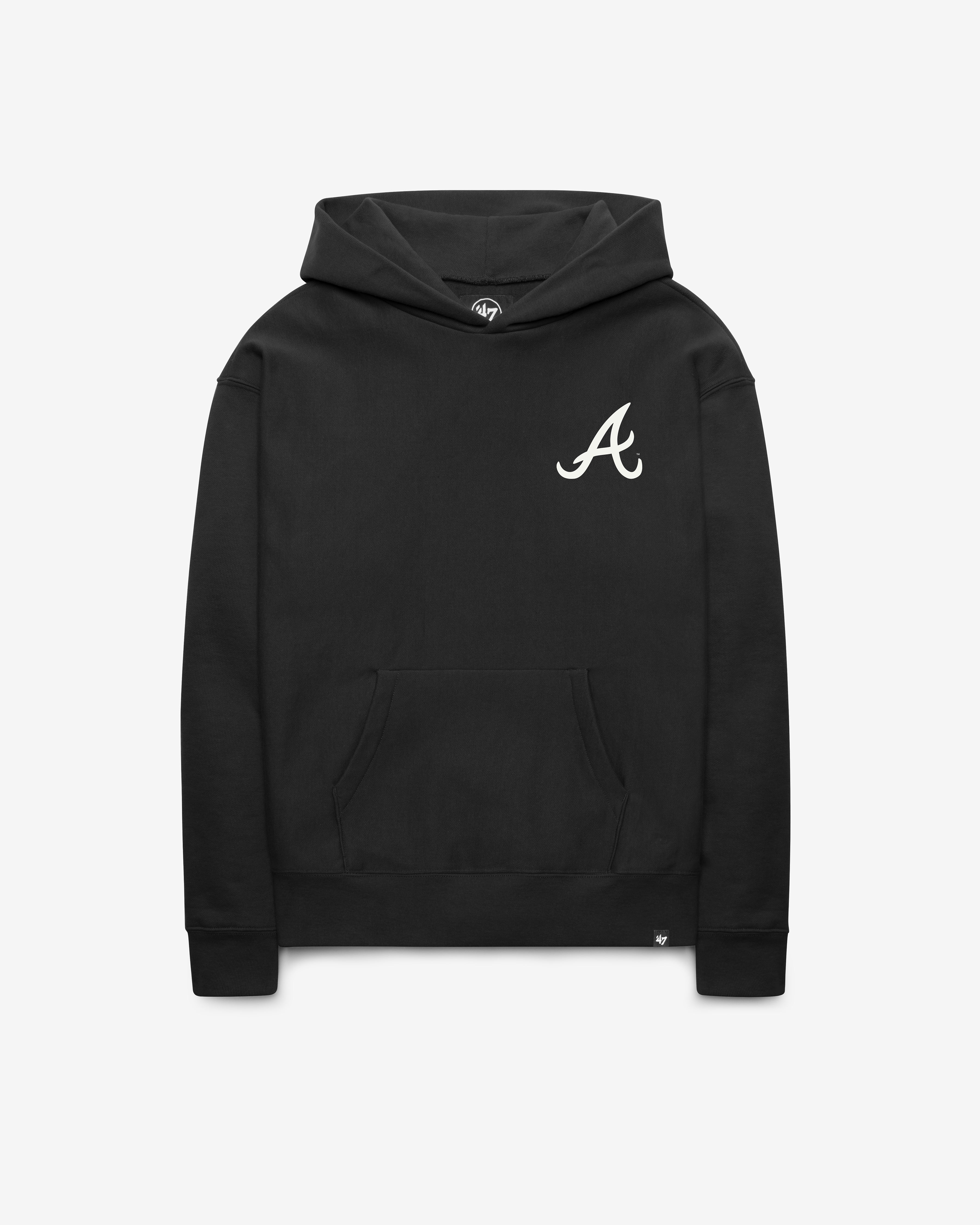 47-brand-atlanta-braves-stadium-eats-foundation-hoodie-schwarz image 2