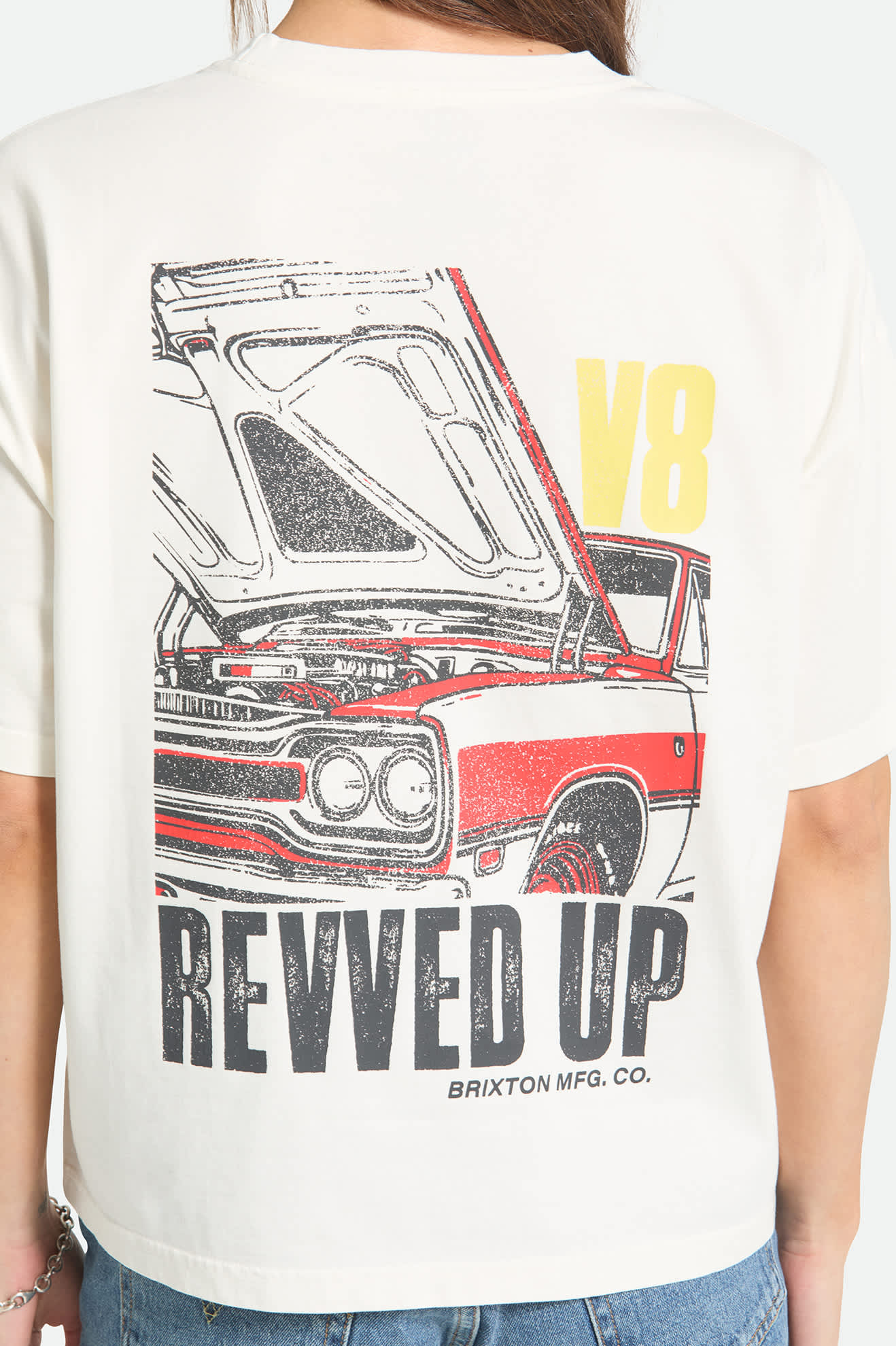 brixton-revved-up-boxy-crew-t-shirt-off-white-print image 4