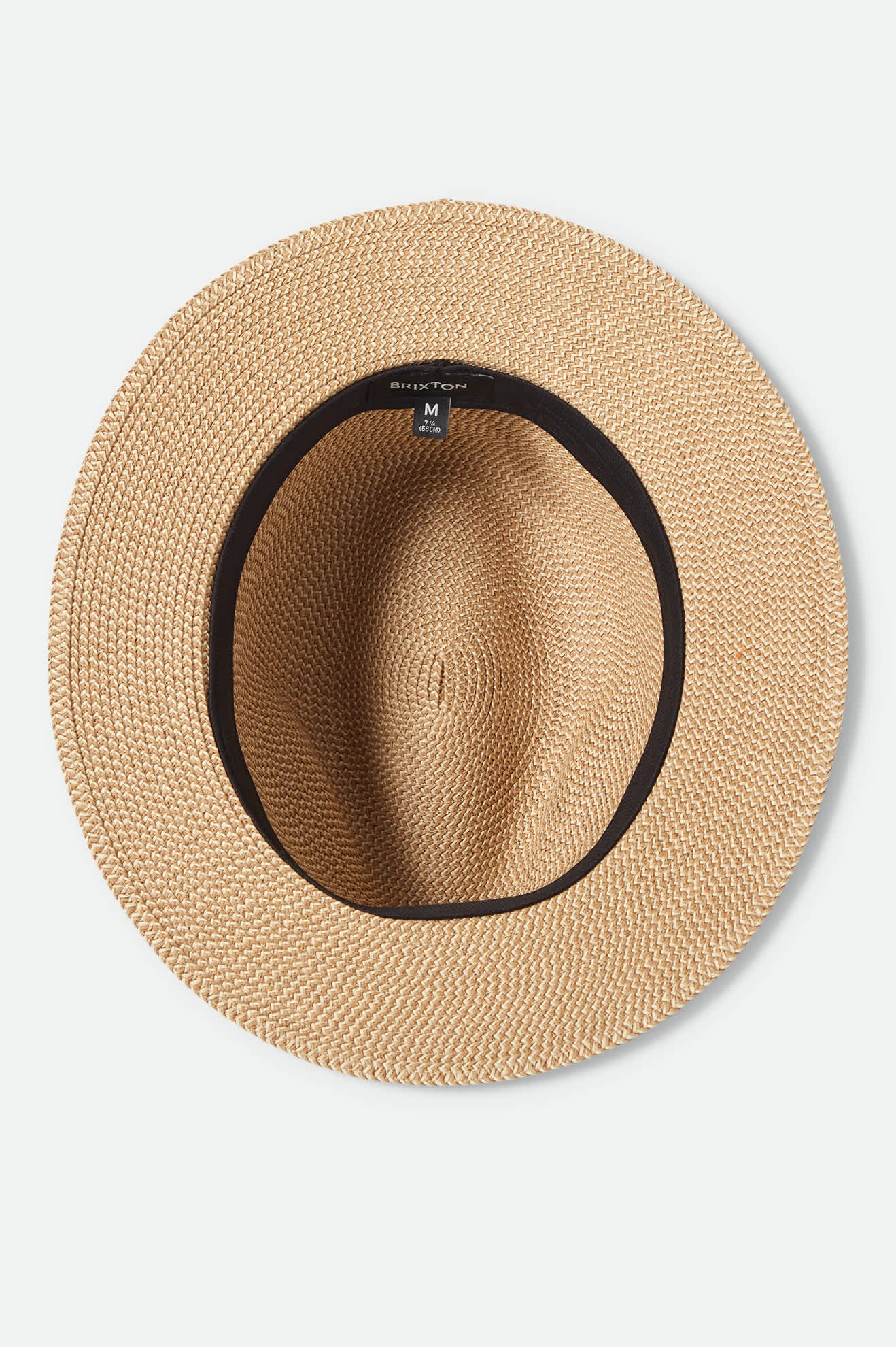 brixton-roma-fedora-strohhut-braun-packable image 7