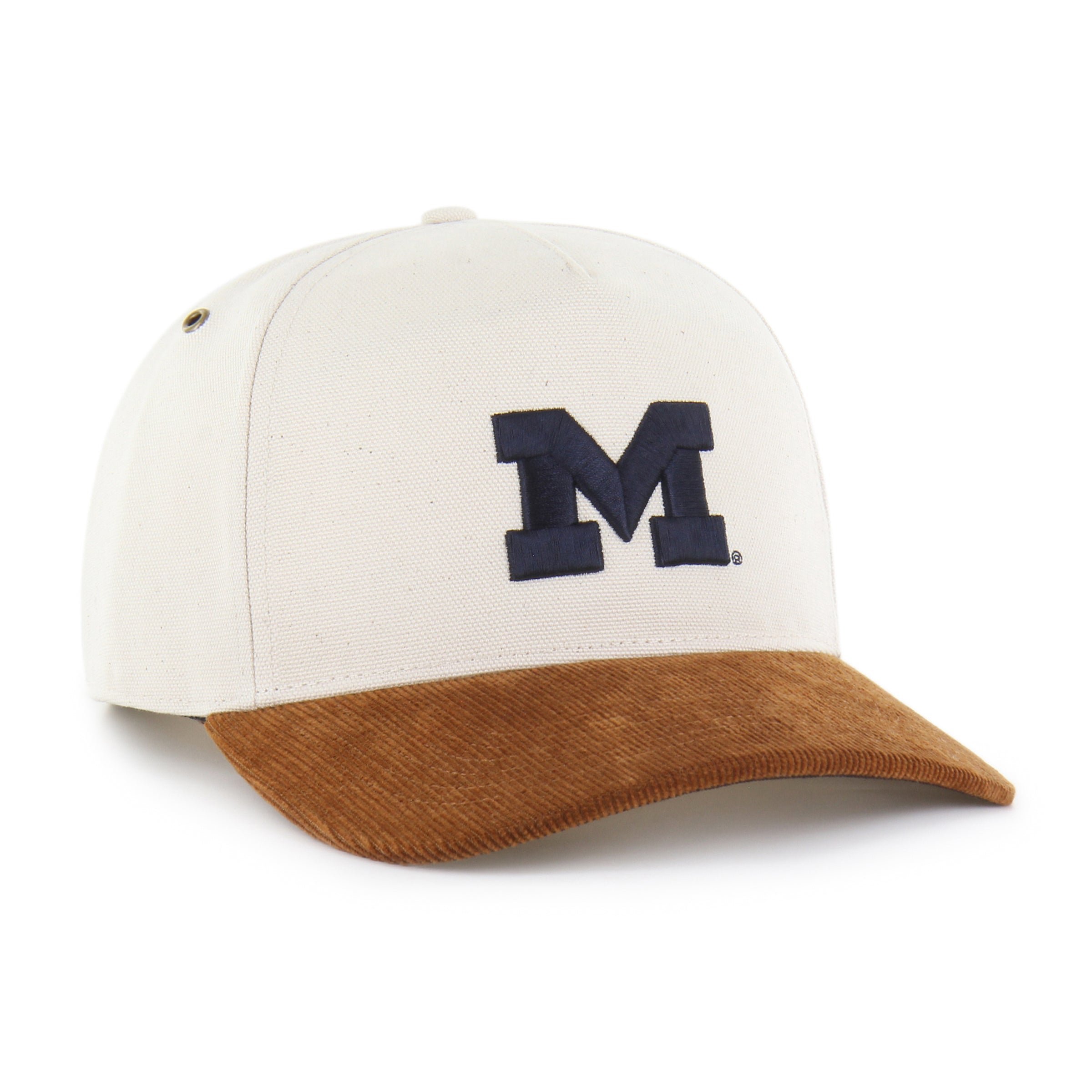 47-hitch-michigan-wolverines-carhartt-snapback-cap-natural image 4