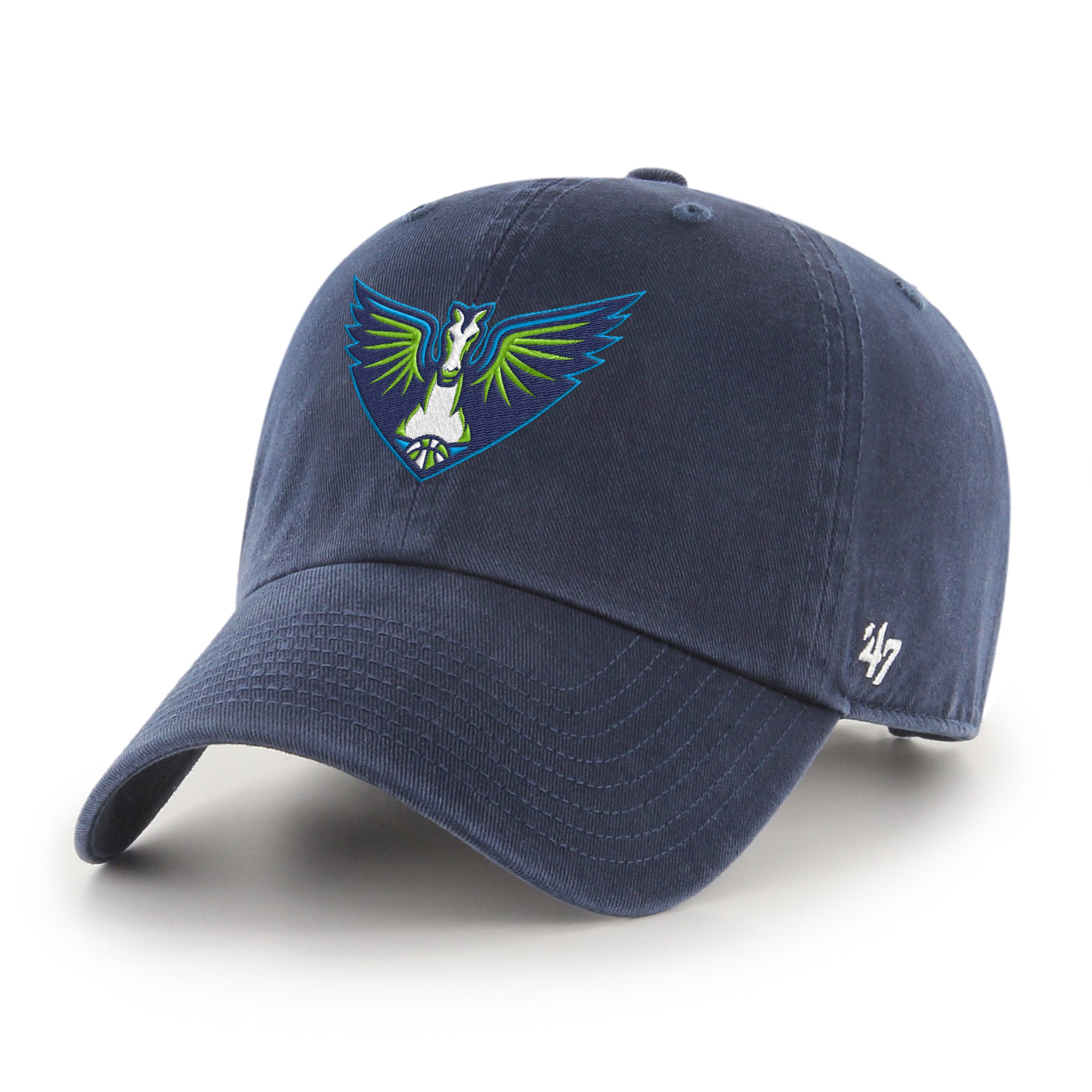 47-clean-up-cap-dallas-wings-navy-strapback-baumwolle image 1
