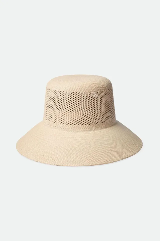 brixton-lopez-panama-straw-bucket-catalina-sand image 1