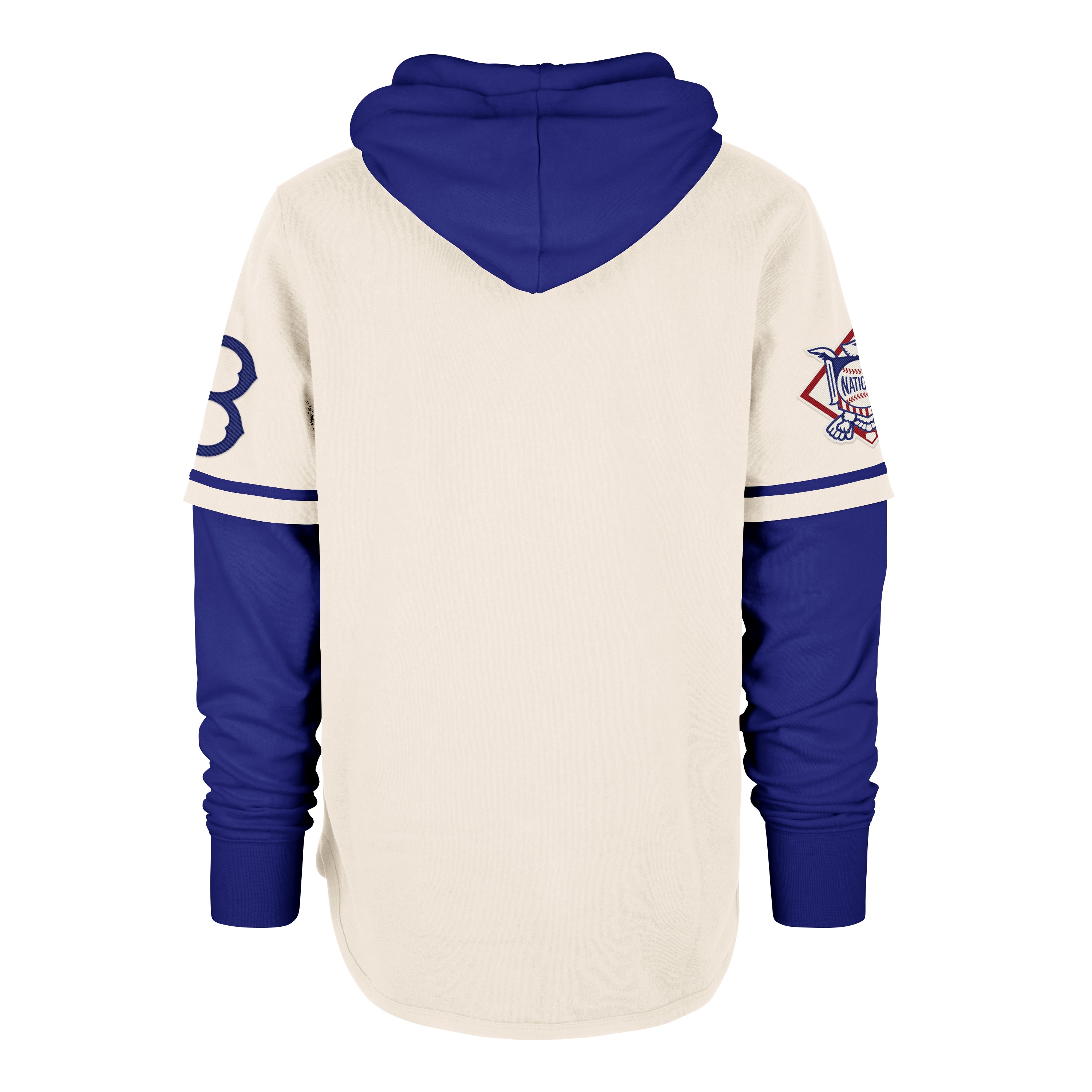 47-shortstop-dodgers-cooperstown-hoodie-cream-kapuzenpullover image 2