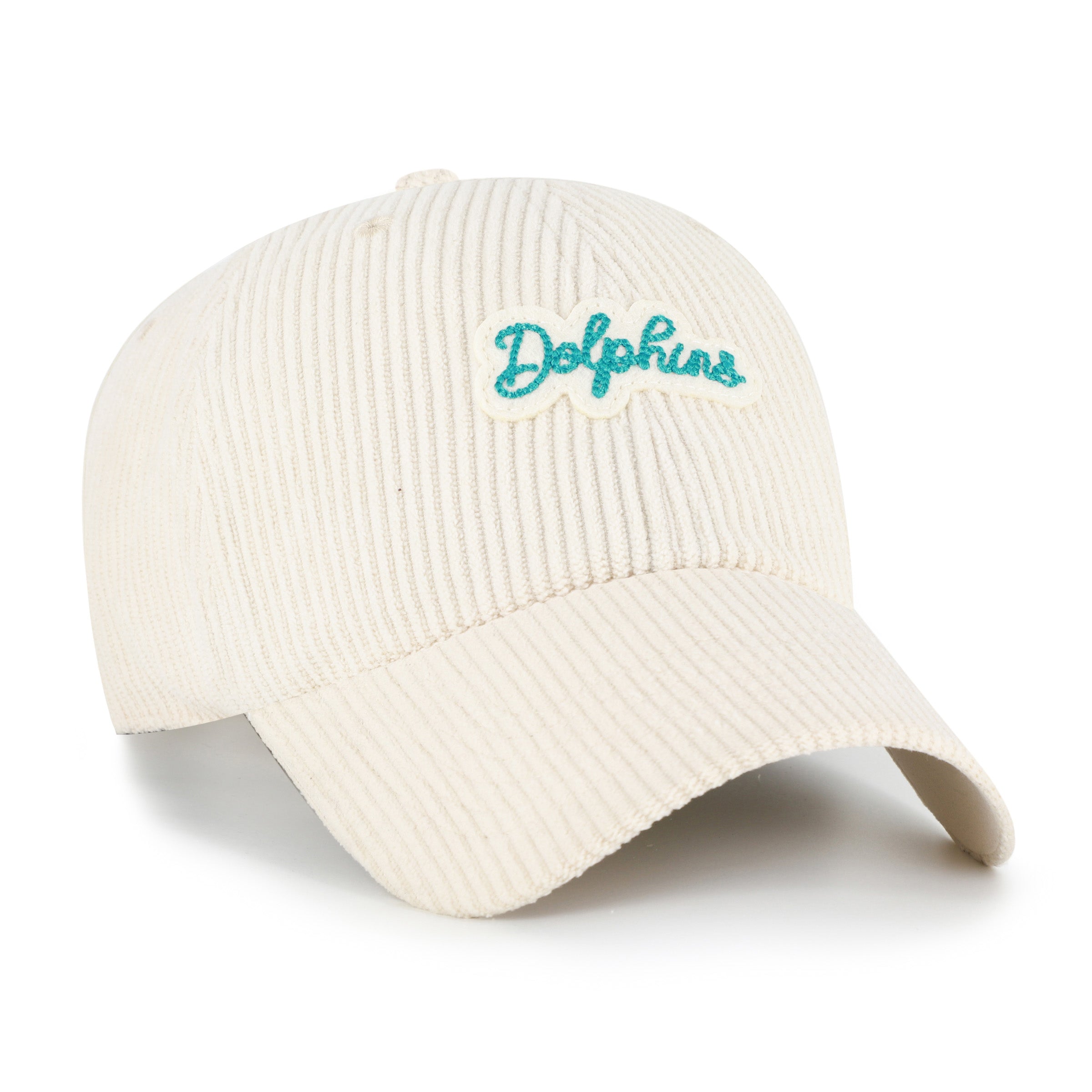 47-brand-miami-dolphins-rope-script-cap-natural-cord-damen image 3